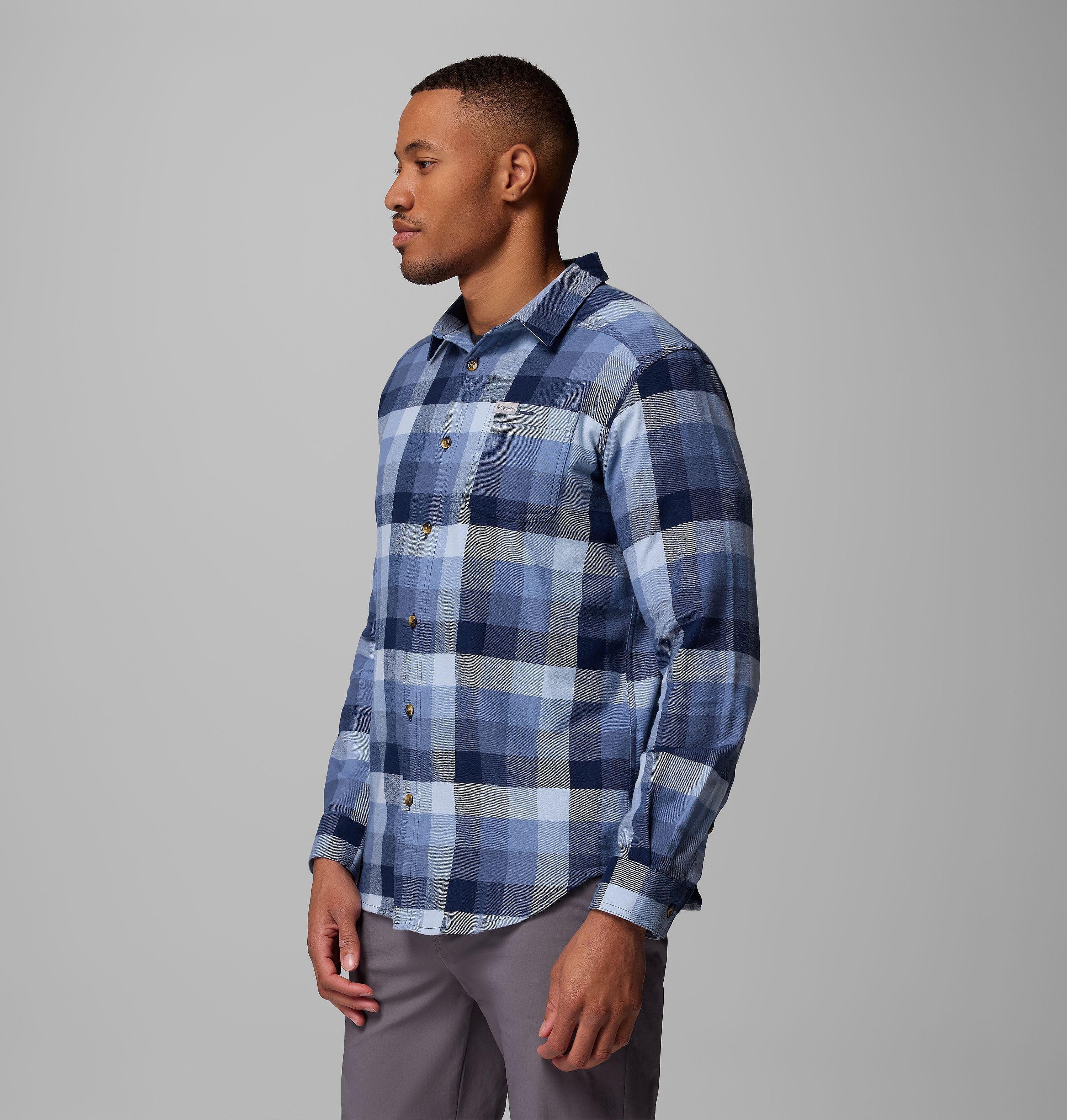 Men's Cornell Woods Flannel Long Sleeve Shirt | 471 | XL 4
