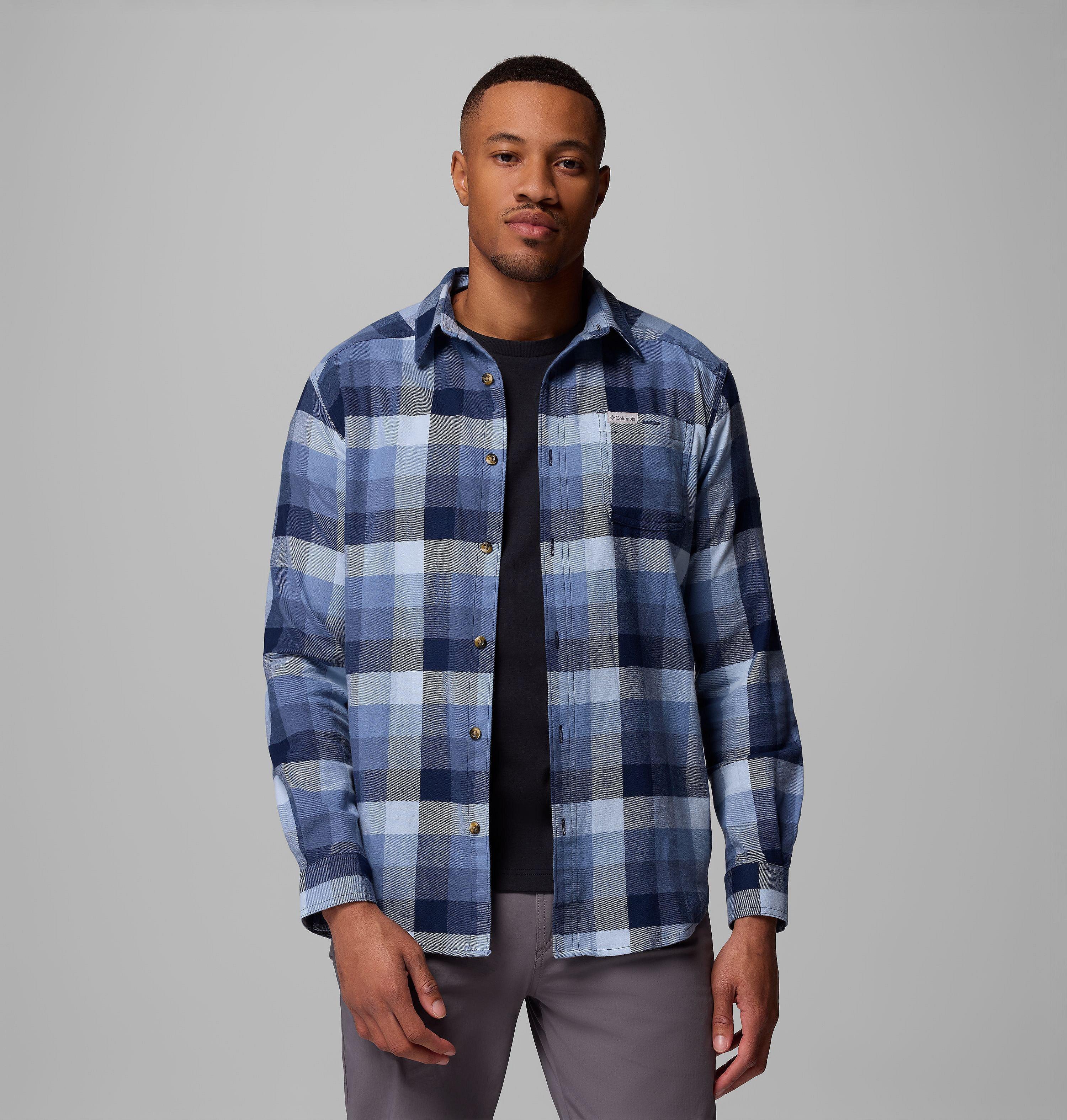 Men's Cornell Woods Flannel Long Sleeve Shirt | 471 | XL 5