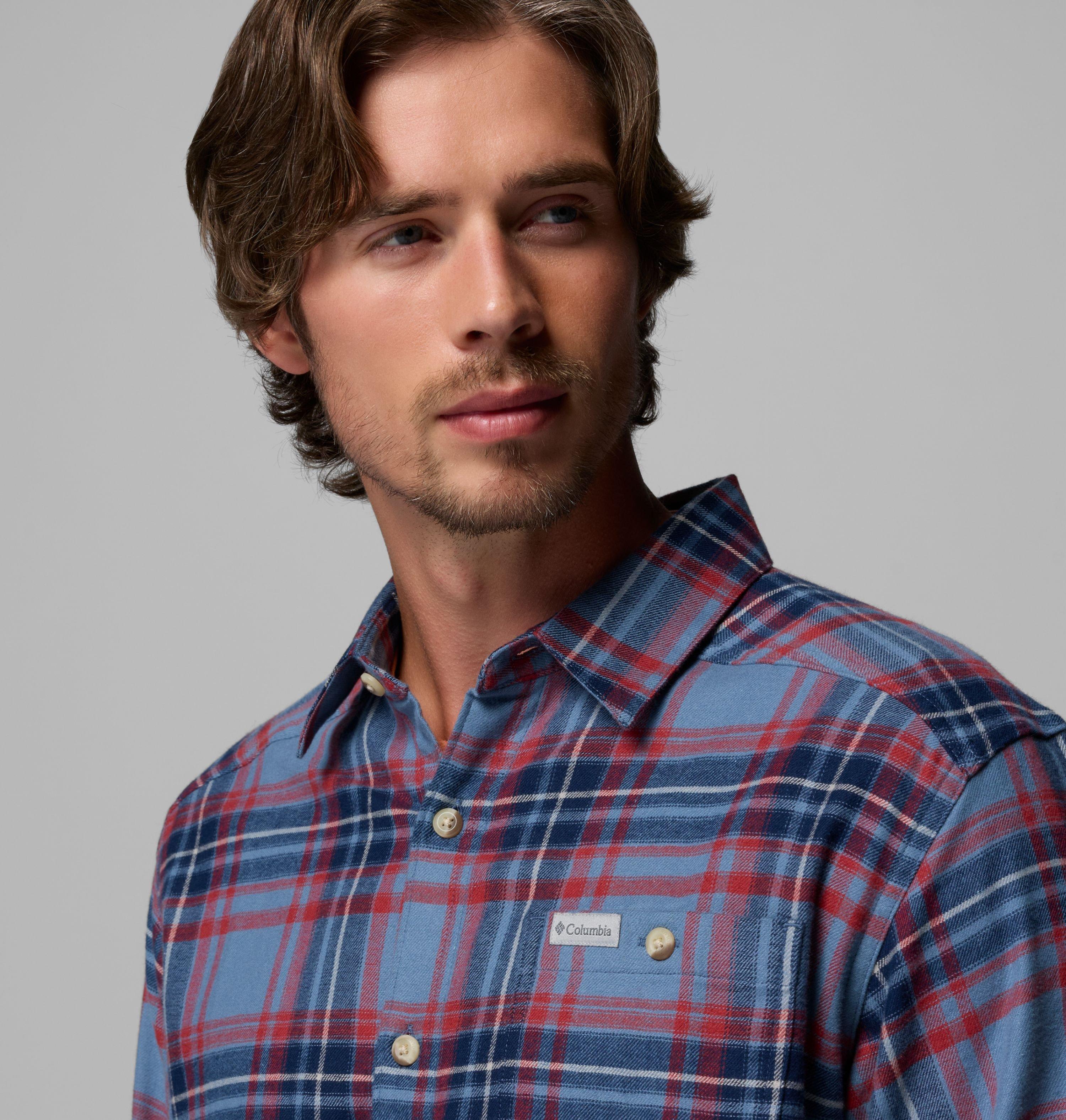 Men's Cornell Woods Flannel Long Sleeve Shirt | 477 | XL 6
