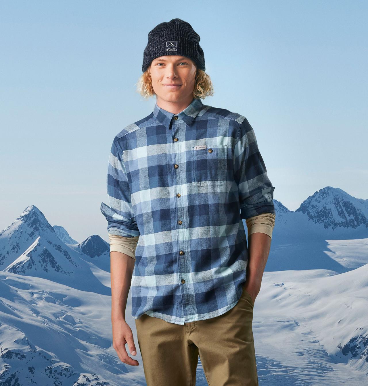 Men's Cornell Woods™ Flannel Long Sleeve Shirt 6