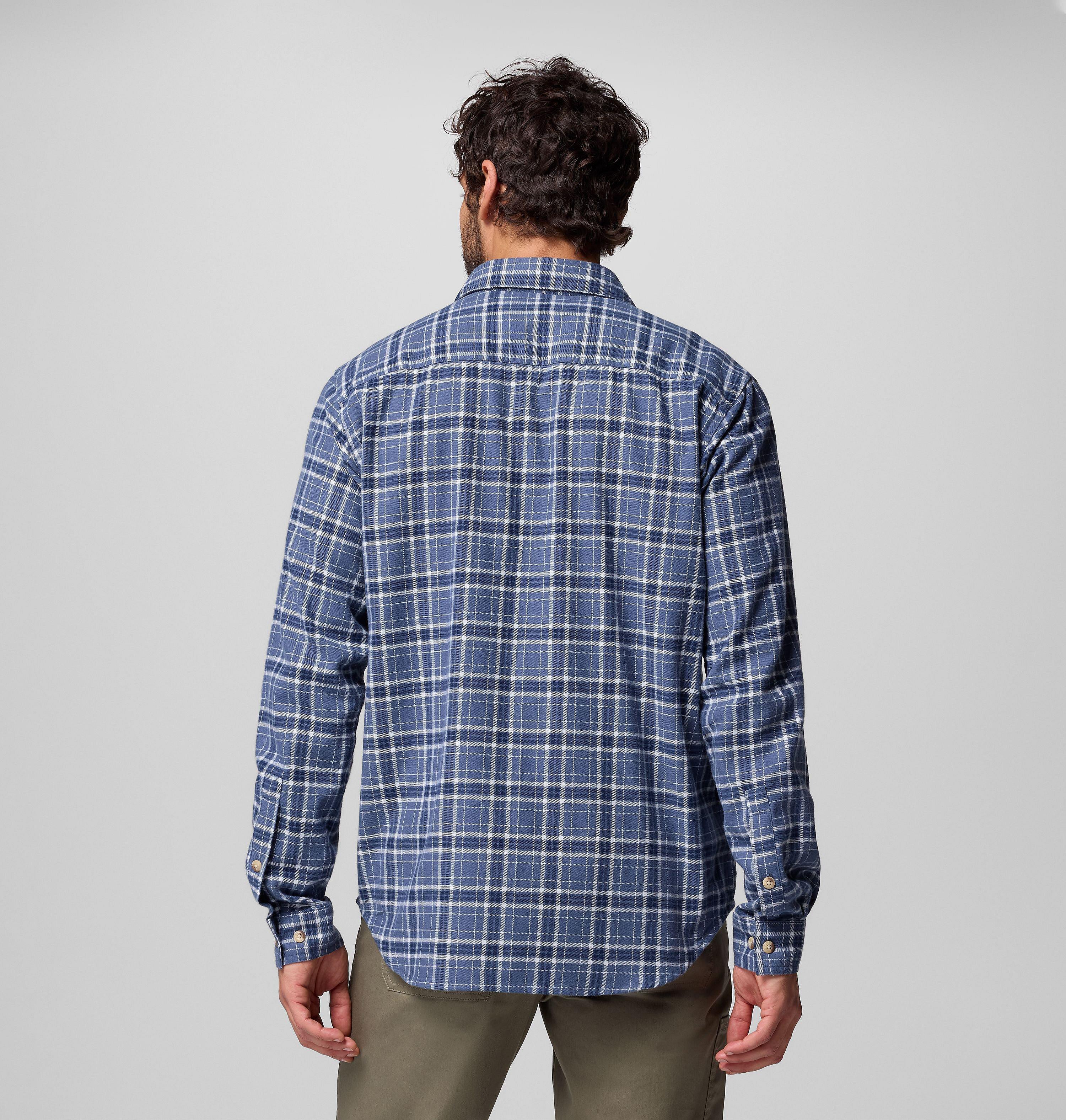 Men's Cornell Woods Flannel Long Sleeve Shirt | 483 | XXL 3