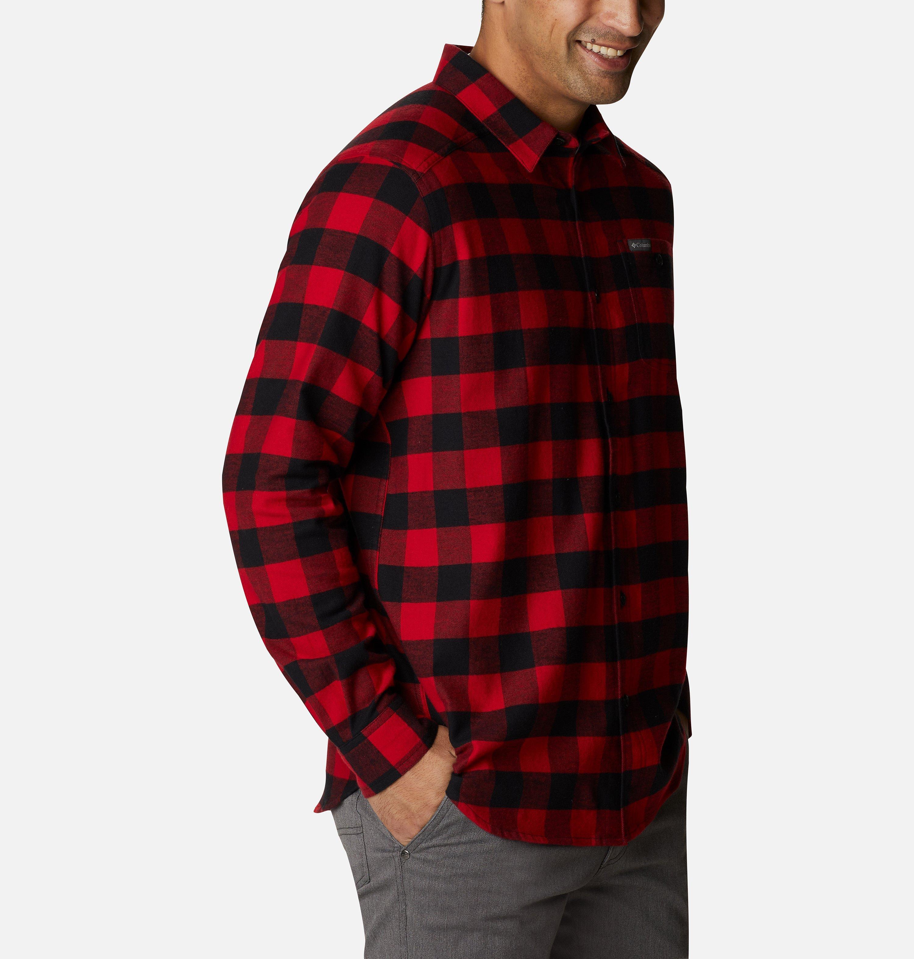 Men's Cornell Woods Flannel Long Sleeve Shirt - Tall 3