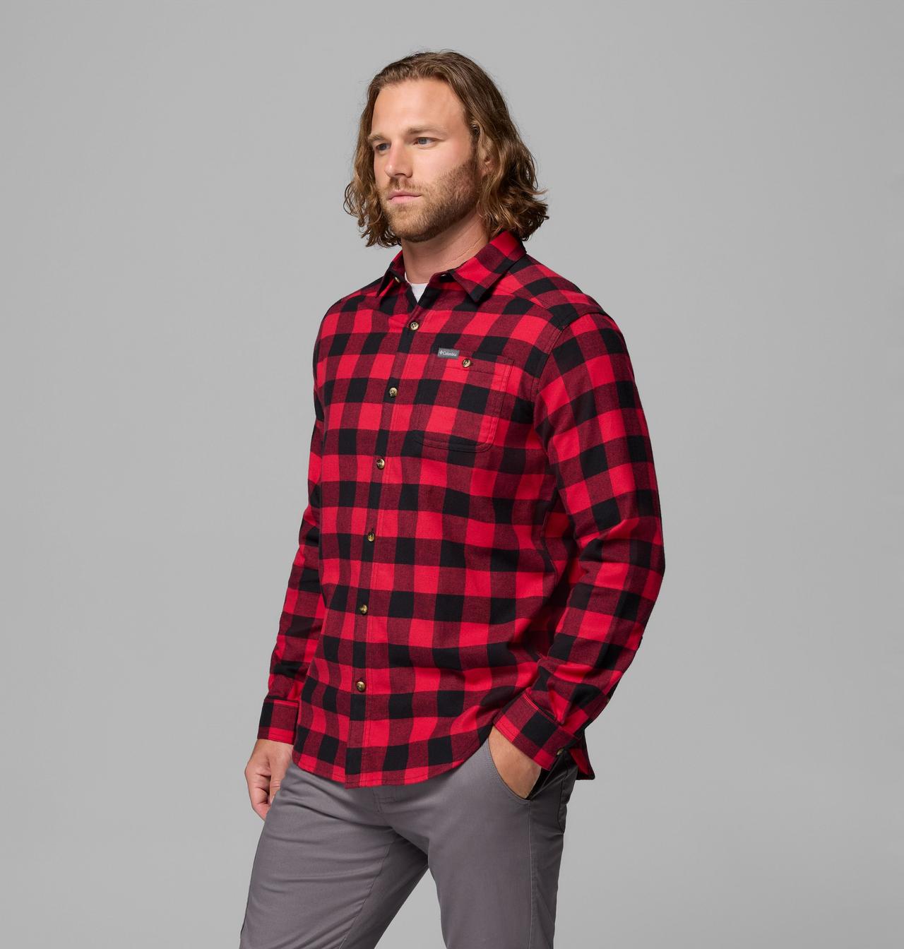 Men's Cornell Woods™ Flannel Long Sleeve Shirt 4