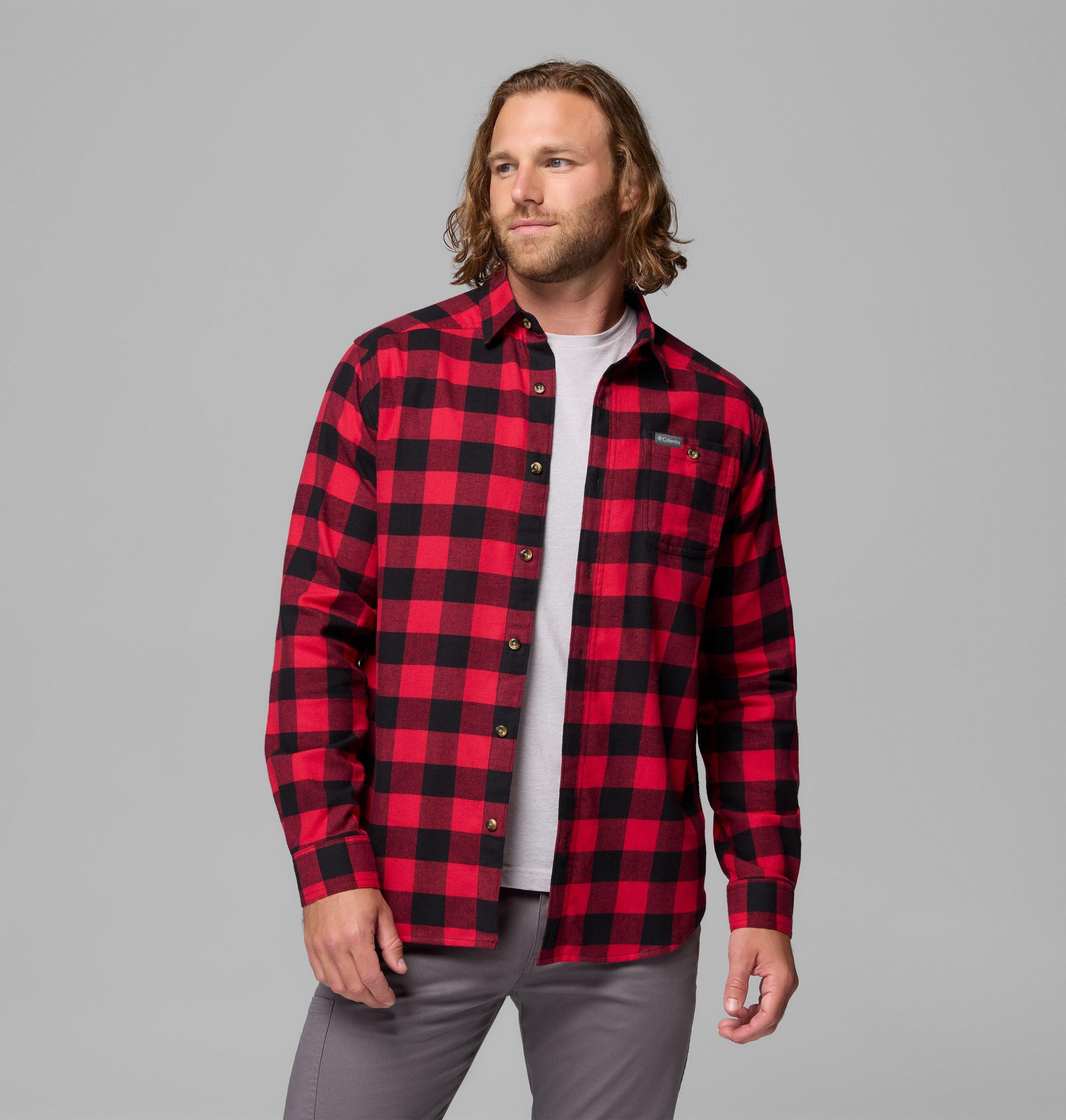 Men's Cornell Woods Flannel Long Sleeve Shirt 5