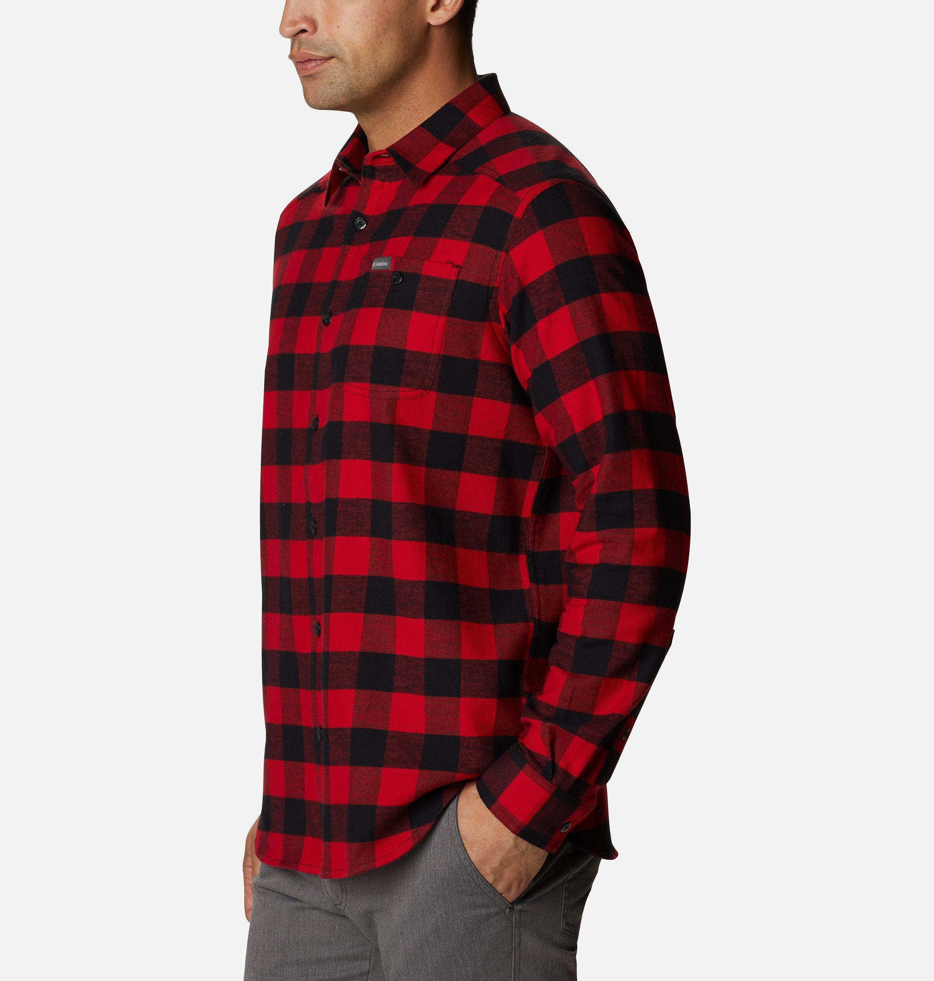 Men's Cornell Woods Flannel Long Sleeve Shirt - Tall 5