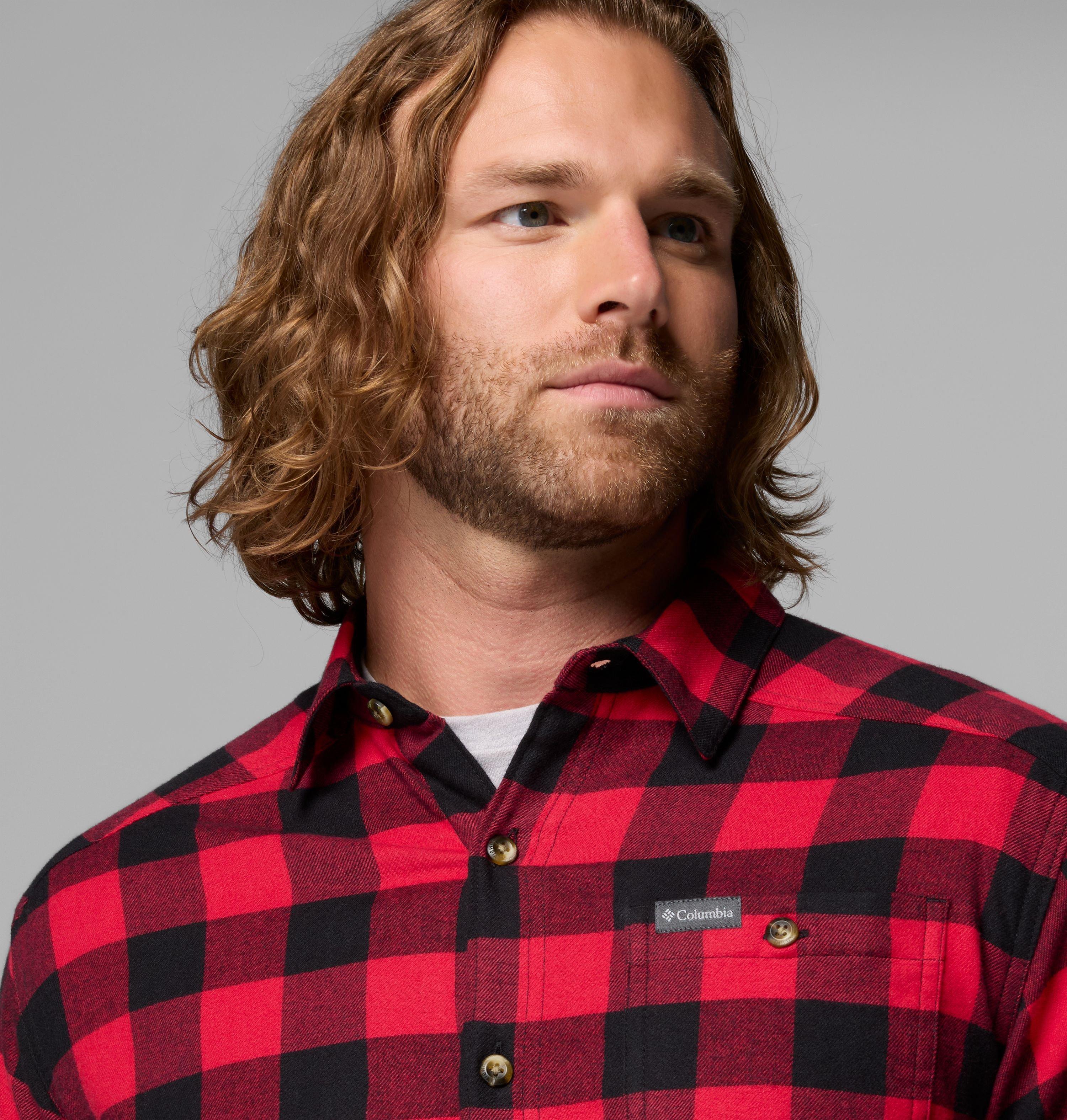 Men's Cornell Woods Flannel Long Sleeve Shirt 6