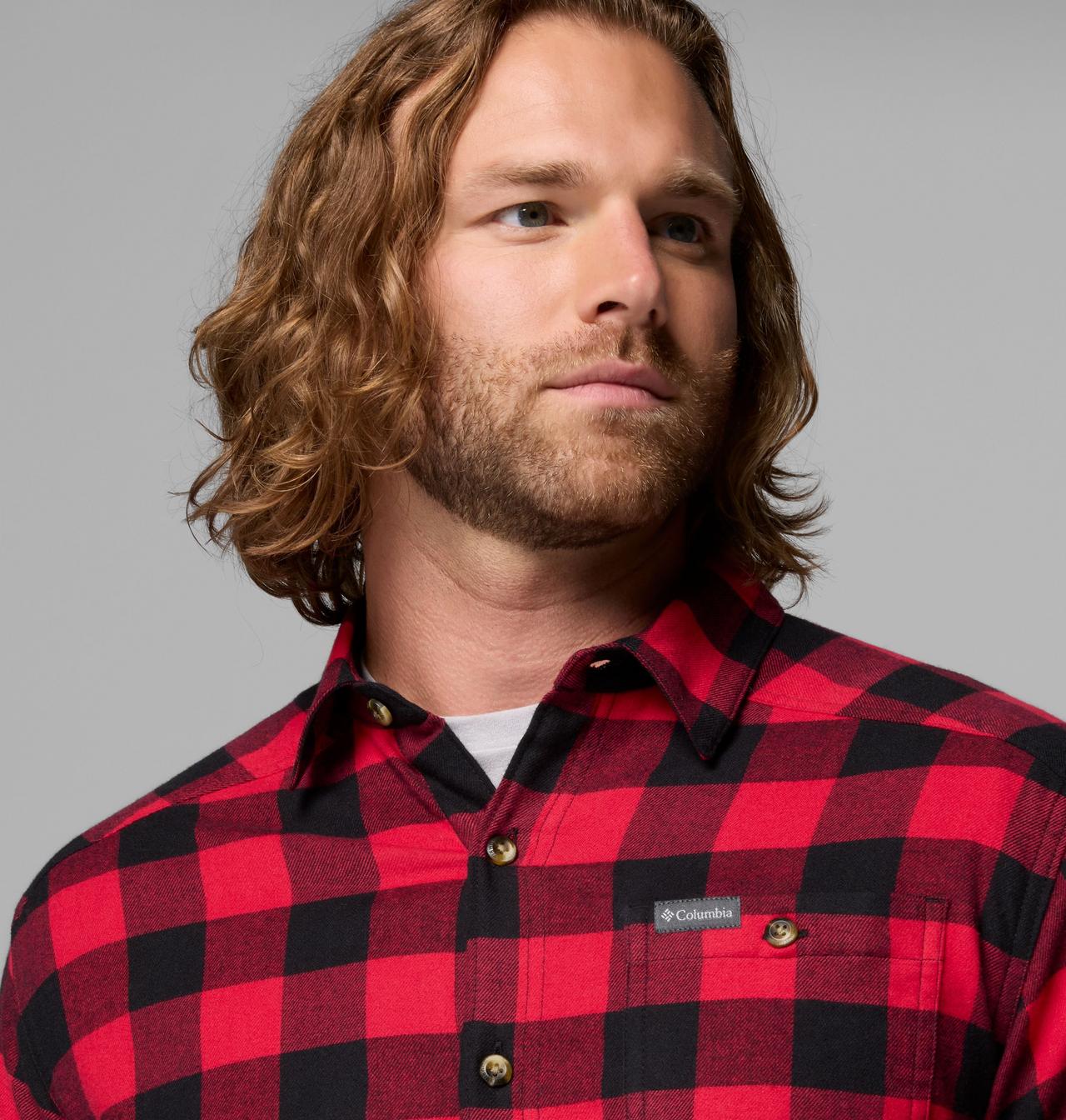 Men's Cornell Woods™ Flannel Long Sleeve Shirt 6