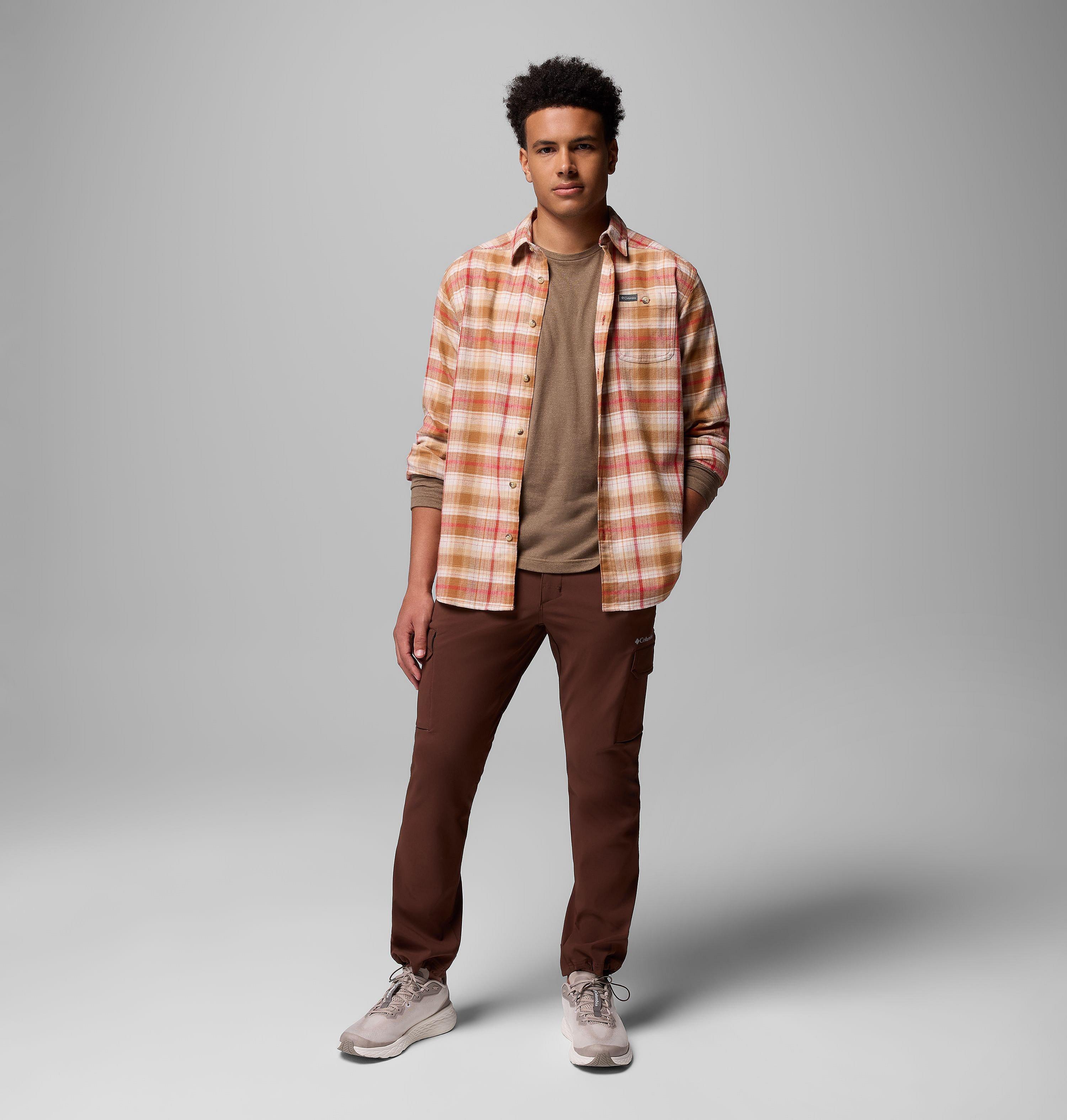 Men's Cornell Woods Flannel Long Sleeve Shirt | 616 | L 2
