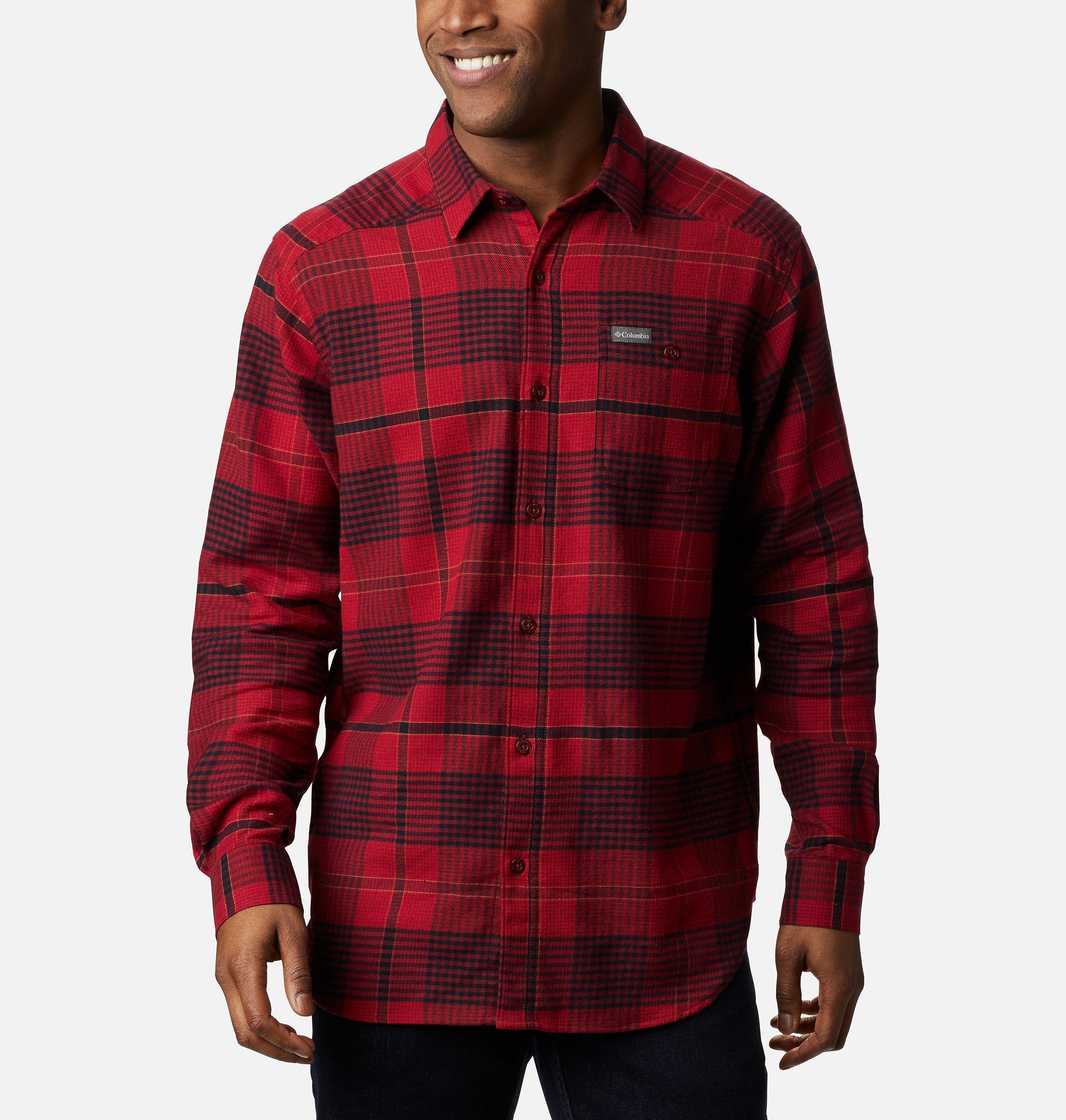 Men's Cornell Woods Flannel Long Sleeve Shirt 1
