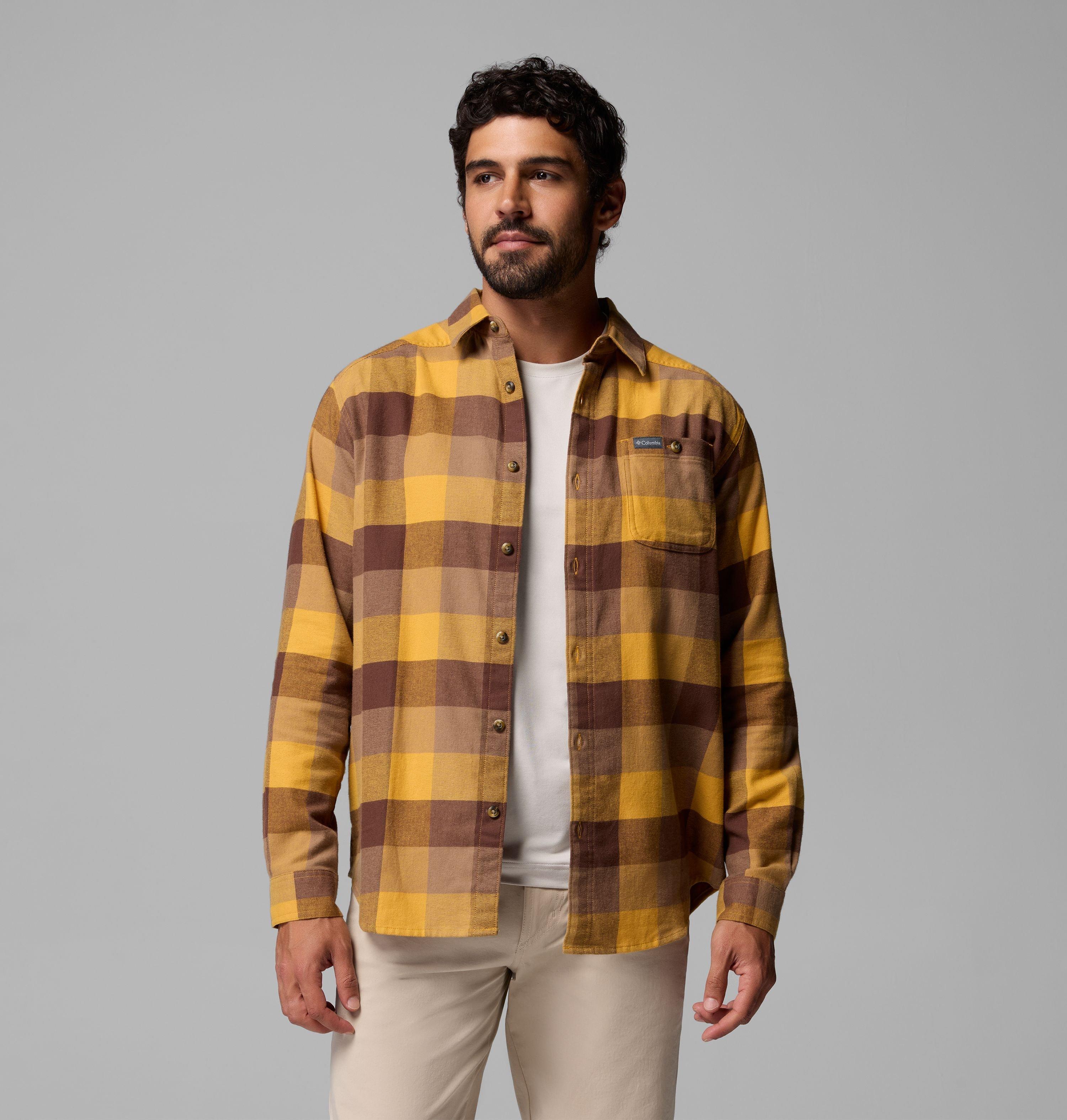 Men's Cornell Woods Flannel Long Sleeve Shirt | 735 | L 5