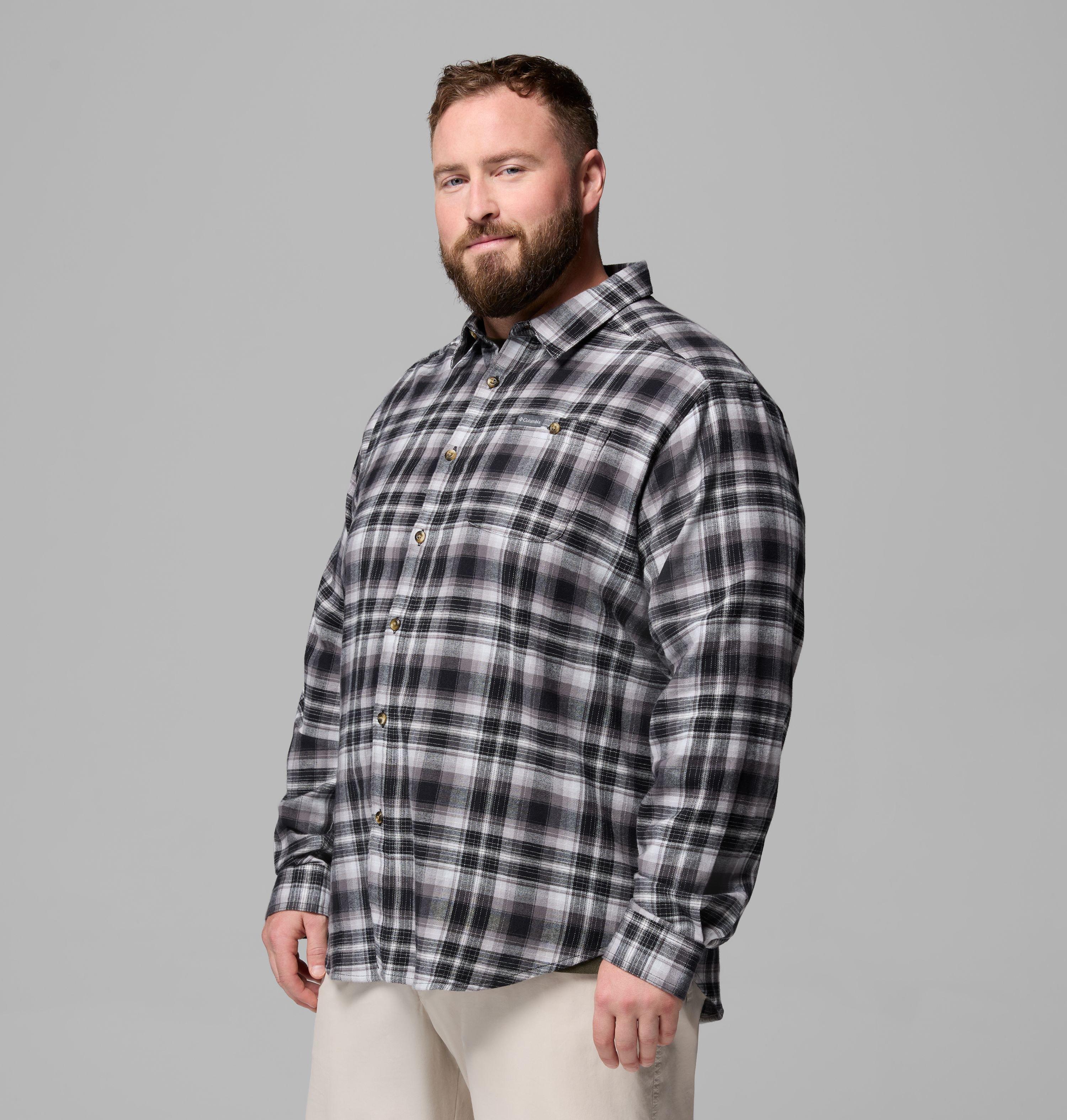 Men's Cornell Woods Flannel Long Sleeve Shirt - Big 4