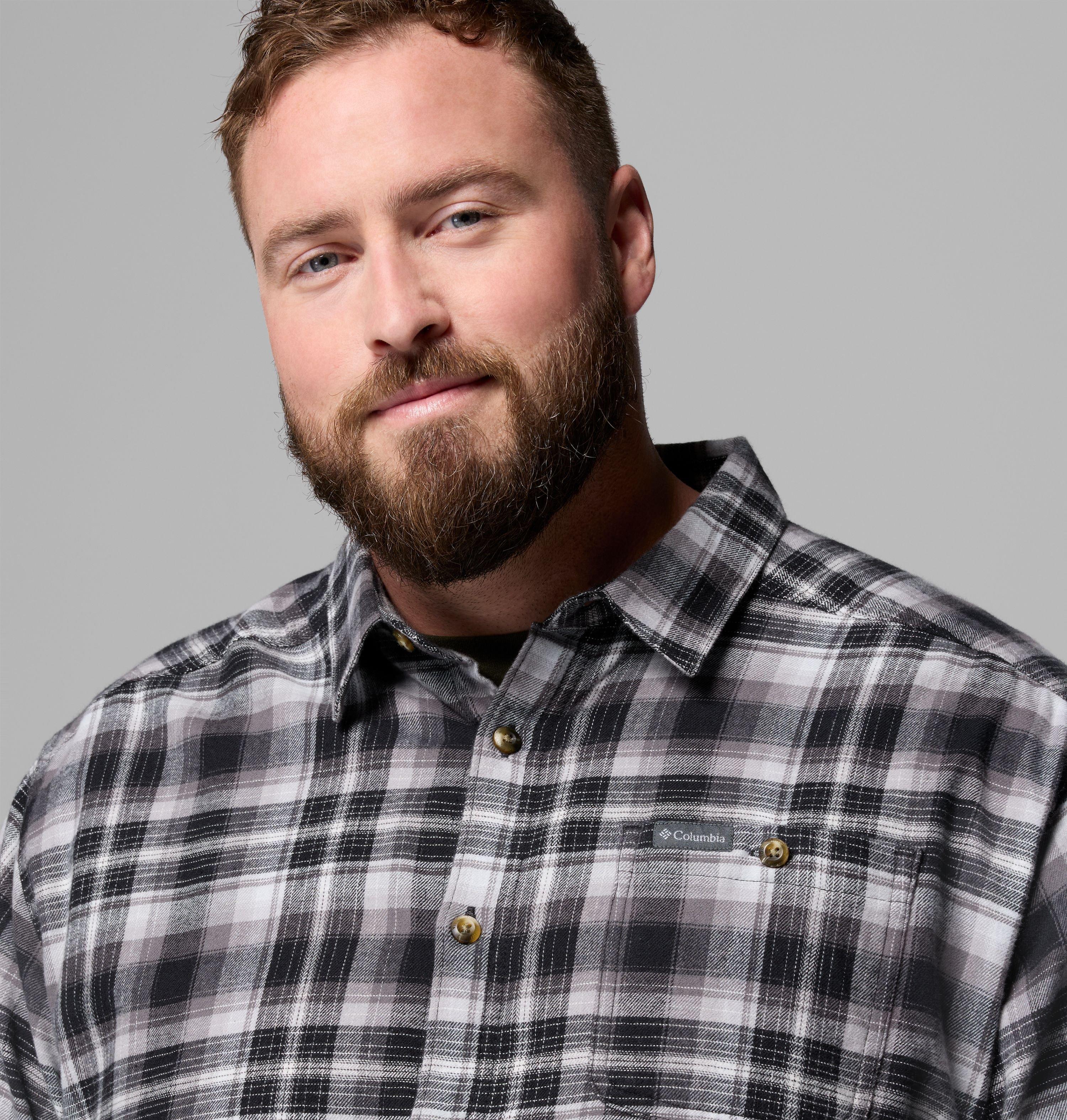 Men's Cornell Woods Flannel Long Sleeve Shirt - Big 6