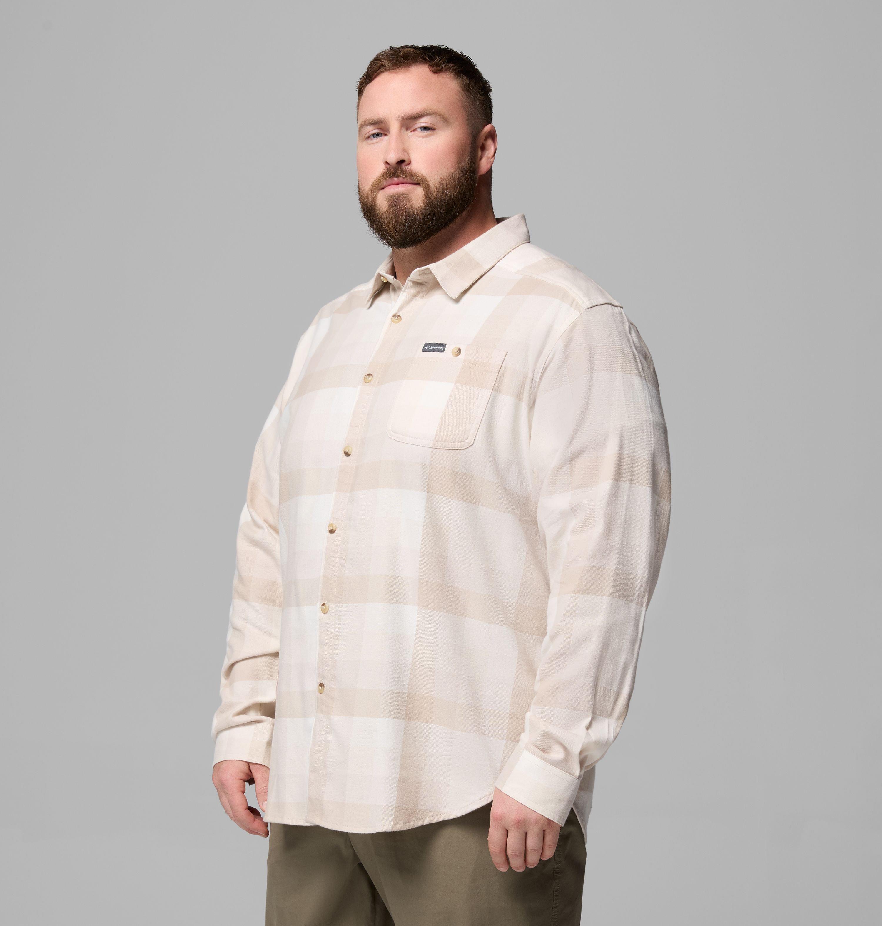 Men's Cornell Woods Flannel Long Sleeve Shirt - Big | 280 | 3X 4