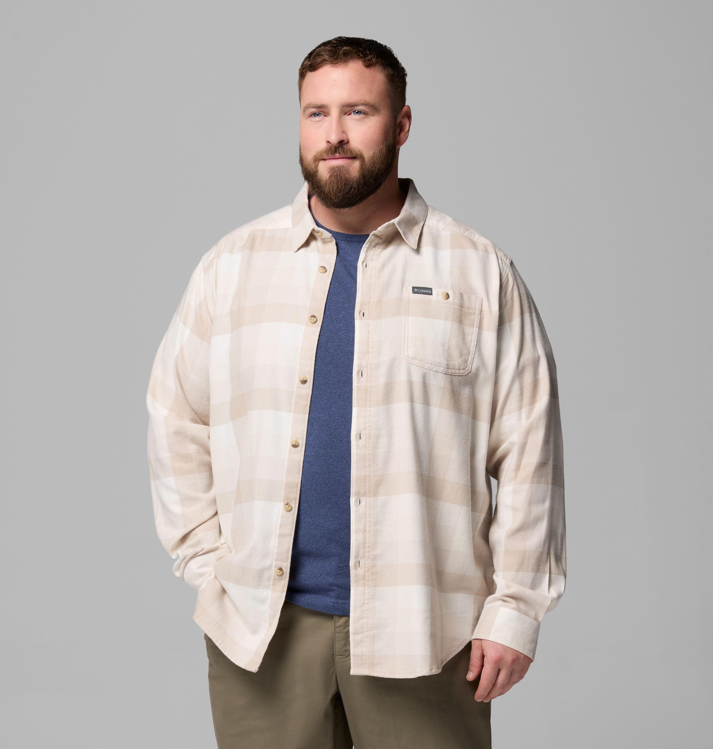 Men's Cornell Woods Flannel Long Sleeve Shirt - Big | 280 | 3X 5