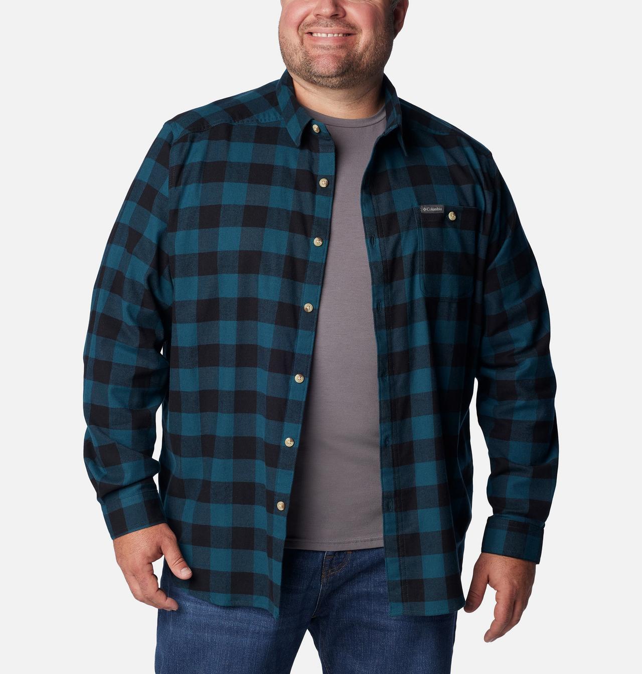 Cornell Woods™ Flannel Long Sleeve Shirt | 415 | 1X 5