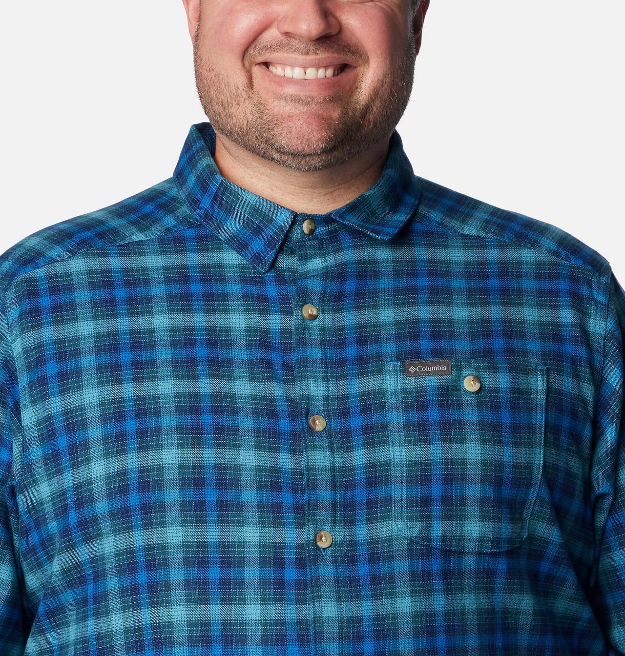 Men's Cornell Woods™ Flannel Long Sleeve Shirt - Big 4