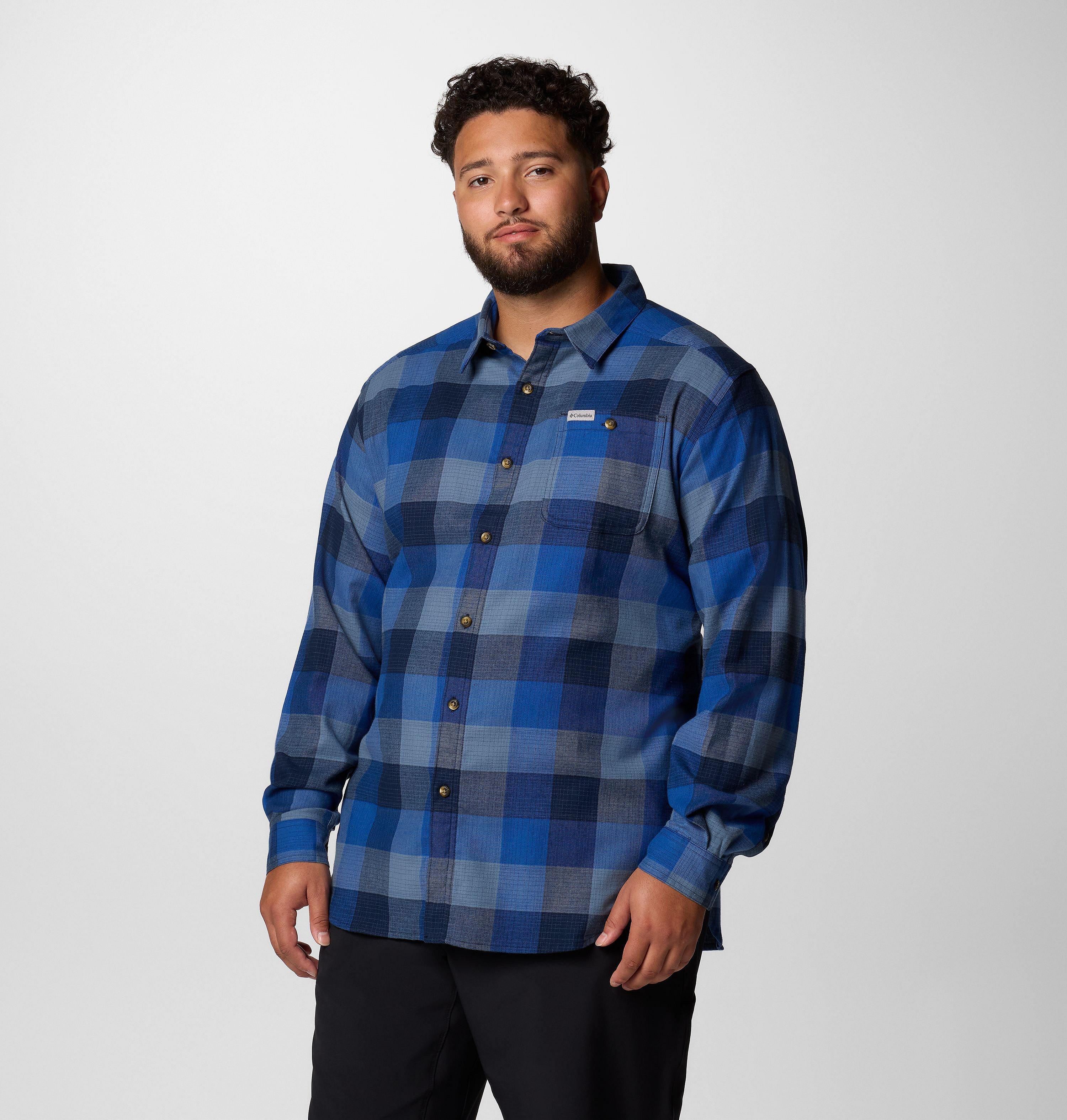 Men's Cornell Woods Flannel Long Sleeve Shirt - Big 4