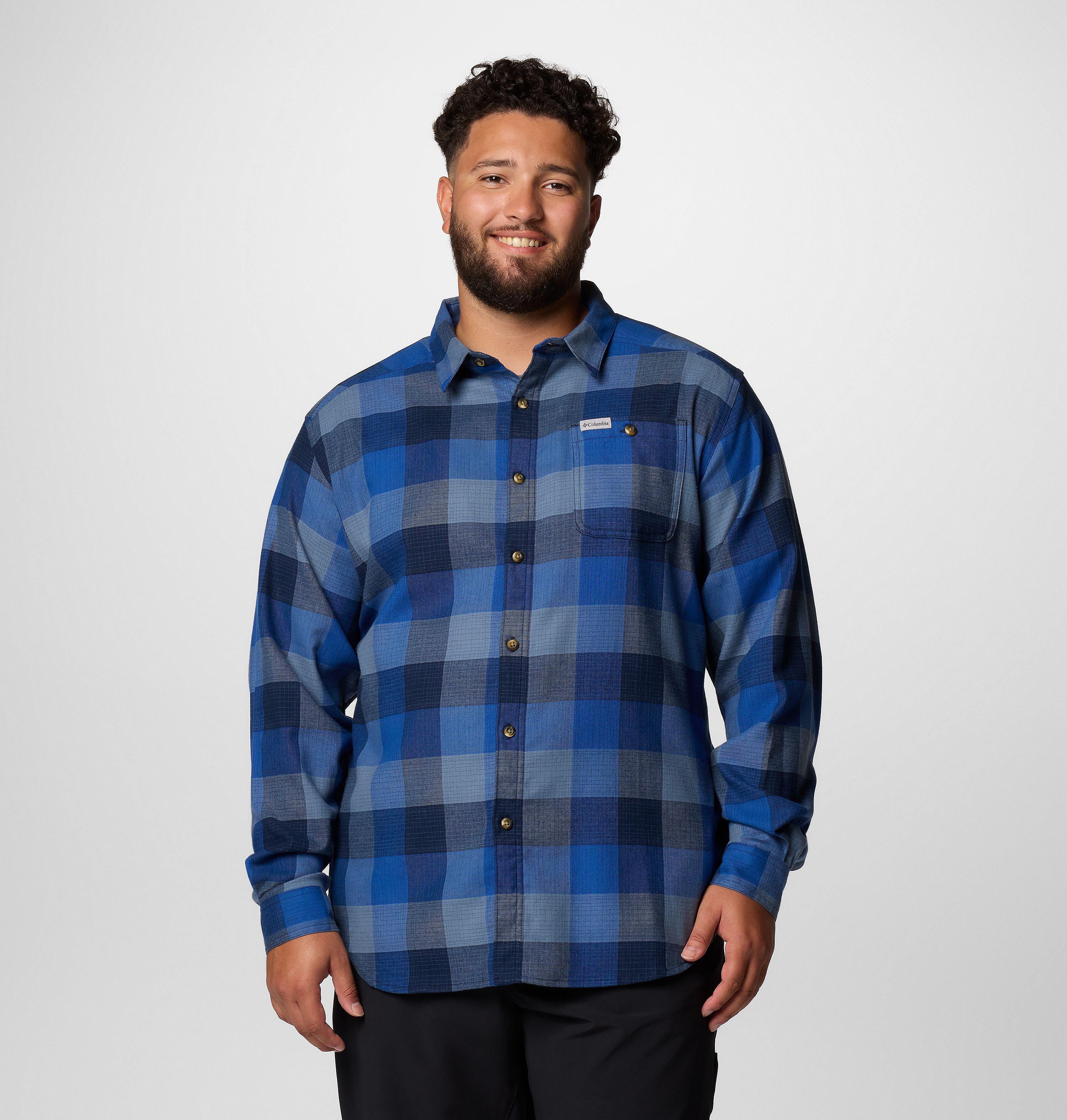 Men's Cornell Woods Flannel Long Sleeve Shirt - Big 1