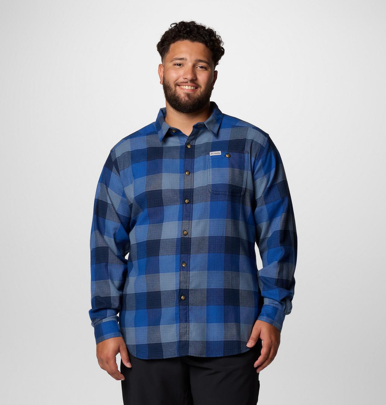 Men's Cornell Woods™ Flannel Long Sleeve Shirt - Big 1