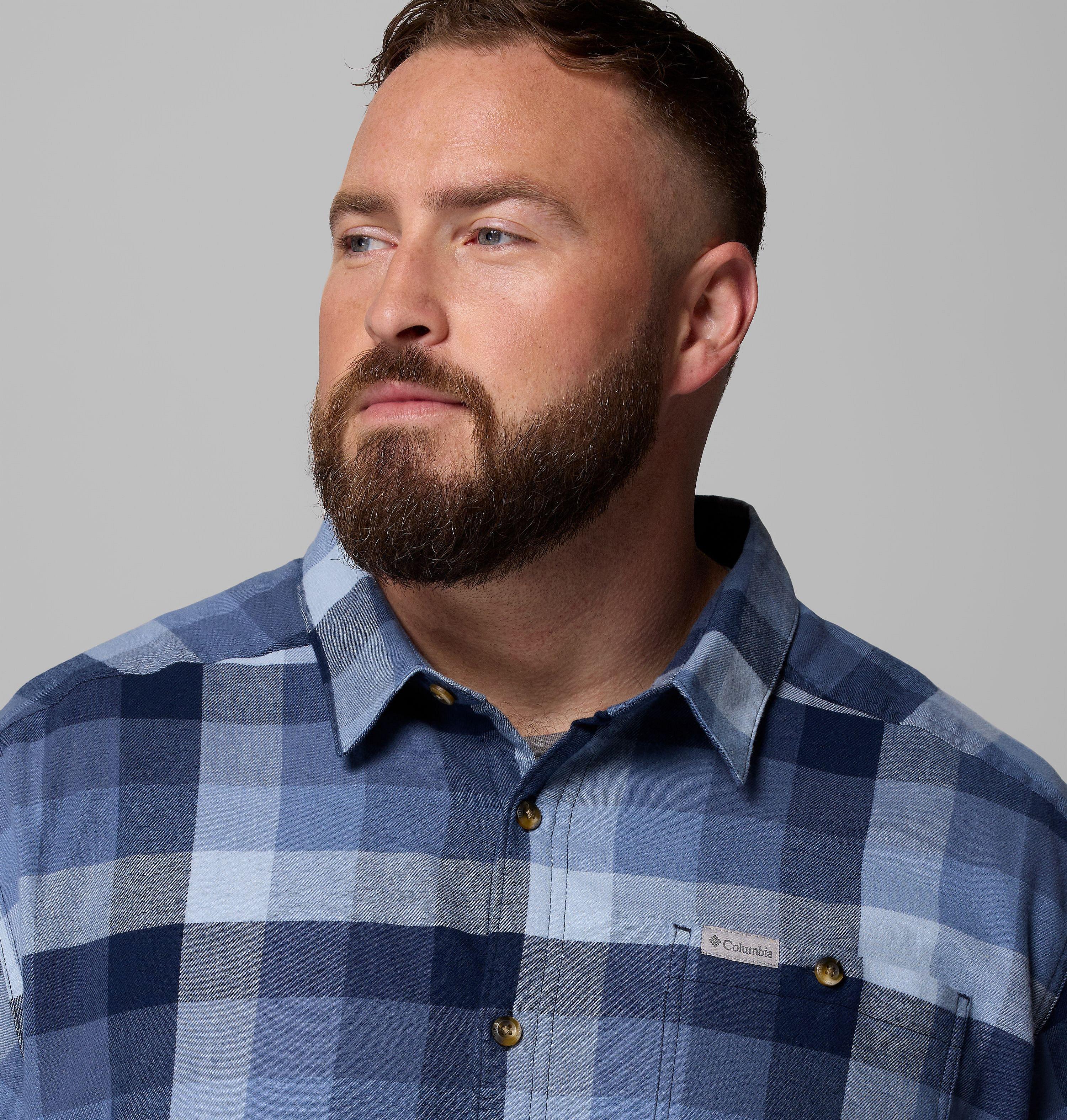 Men's Cornell Woods Flannel Long Sleeve Shirt - Big | 471 | 4X 6