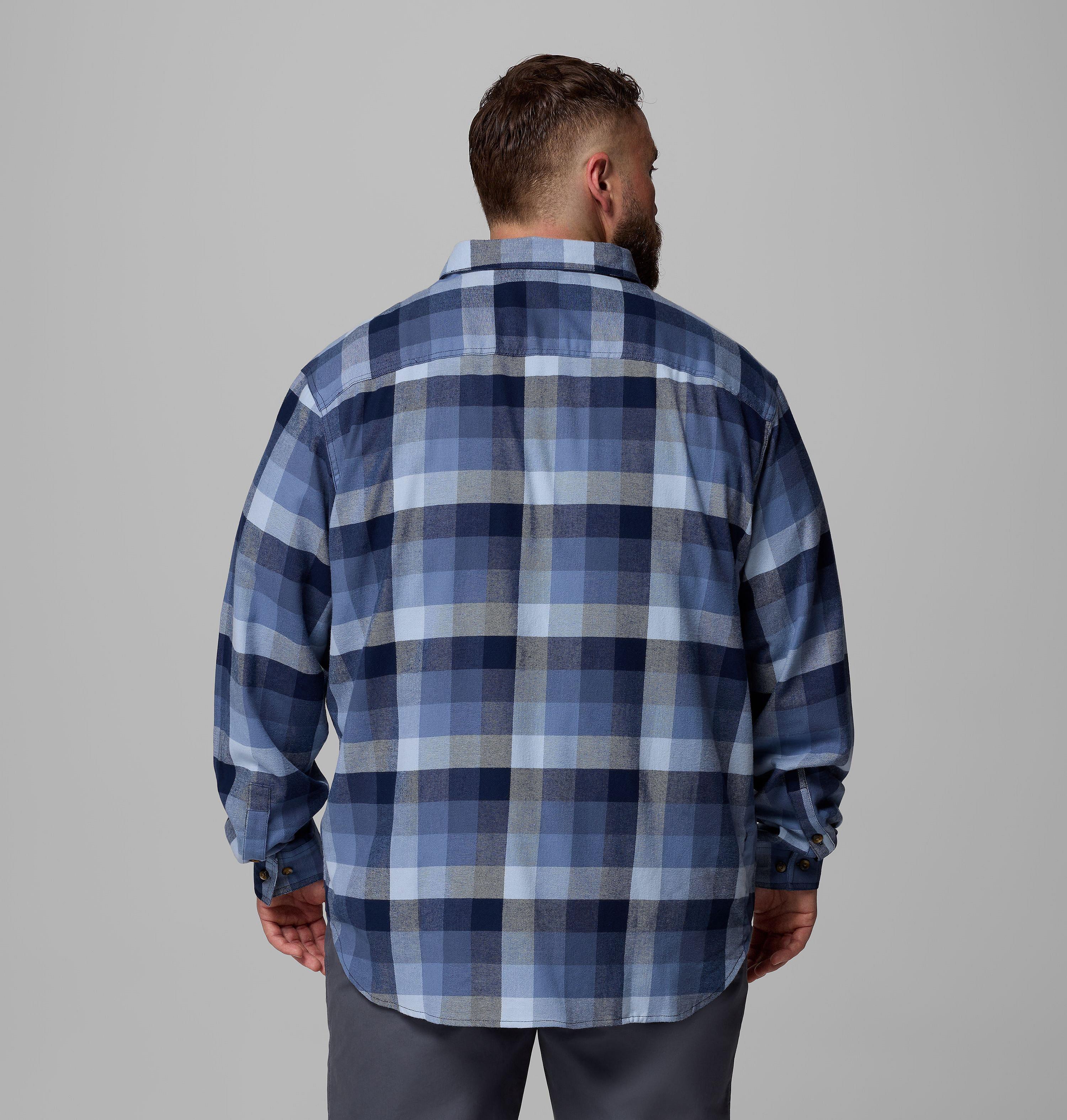 Men's Cornell Woods Flannel Long Sleeve Shirt - Big | 471 | 4X 3