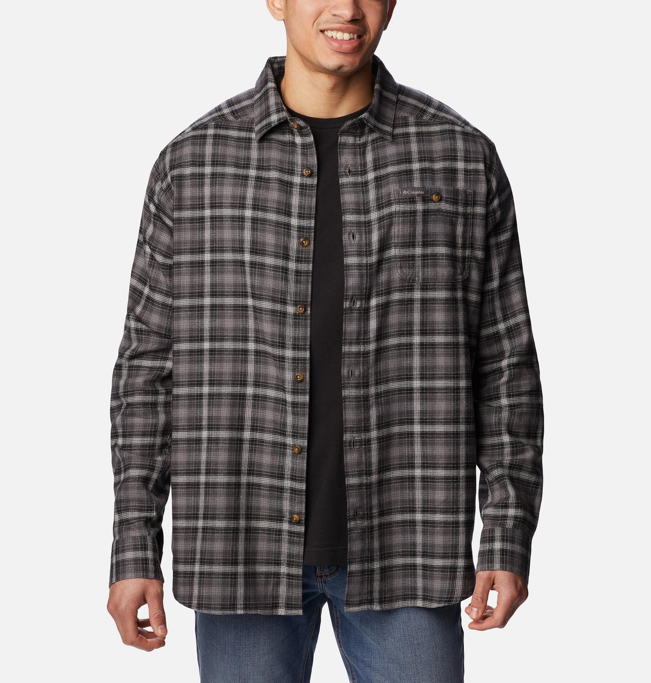 Men's Cornell Woods™ Flannel Long Sleeve Shirt - Tall 5