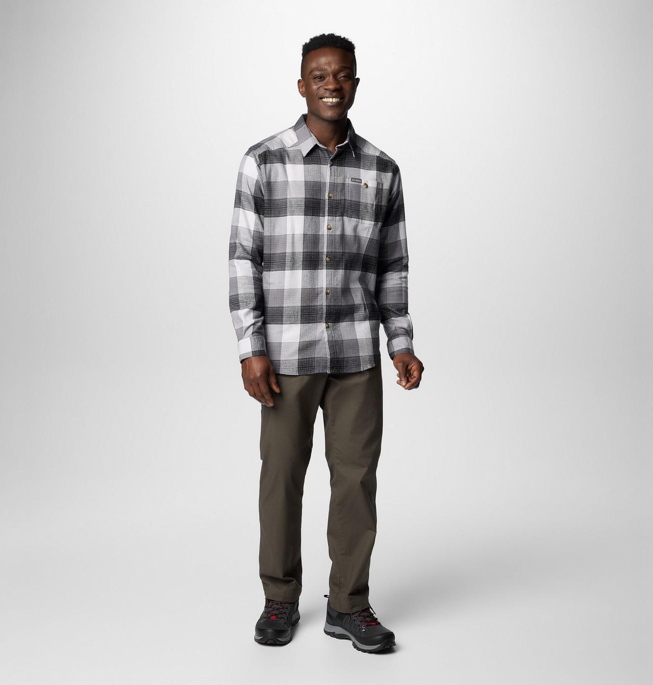 Men's Cornell Woods™ Flannel Long Sleeve Shirt - Tall | 024 | LT 3