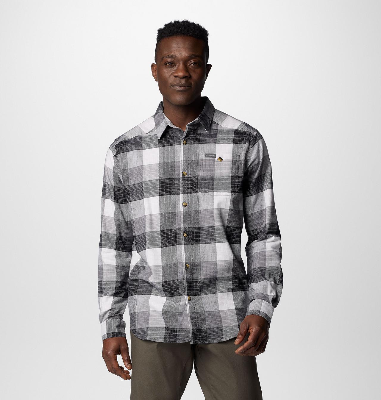 Men's Cornell Woods™ Flannel Long Sleeve Shirt - Tall | 024 | LT 1