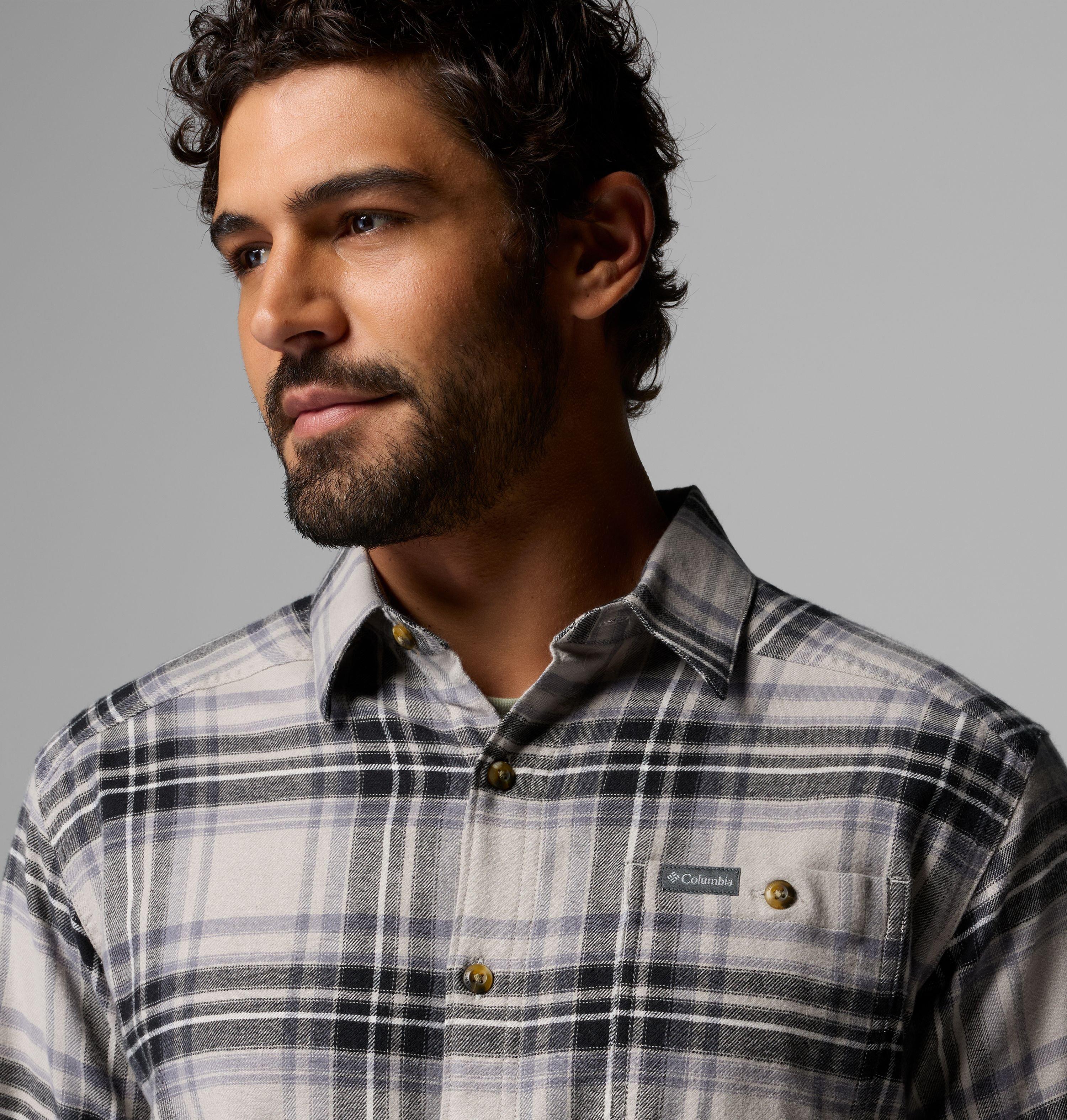 Men's Cornell Woods Flannel Long Sleeve Shirt - Tall | 027 | 4XT 6