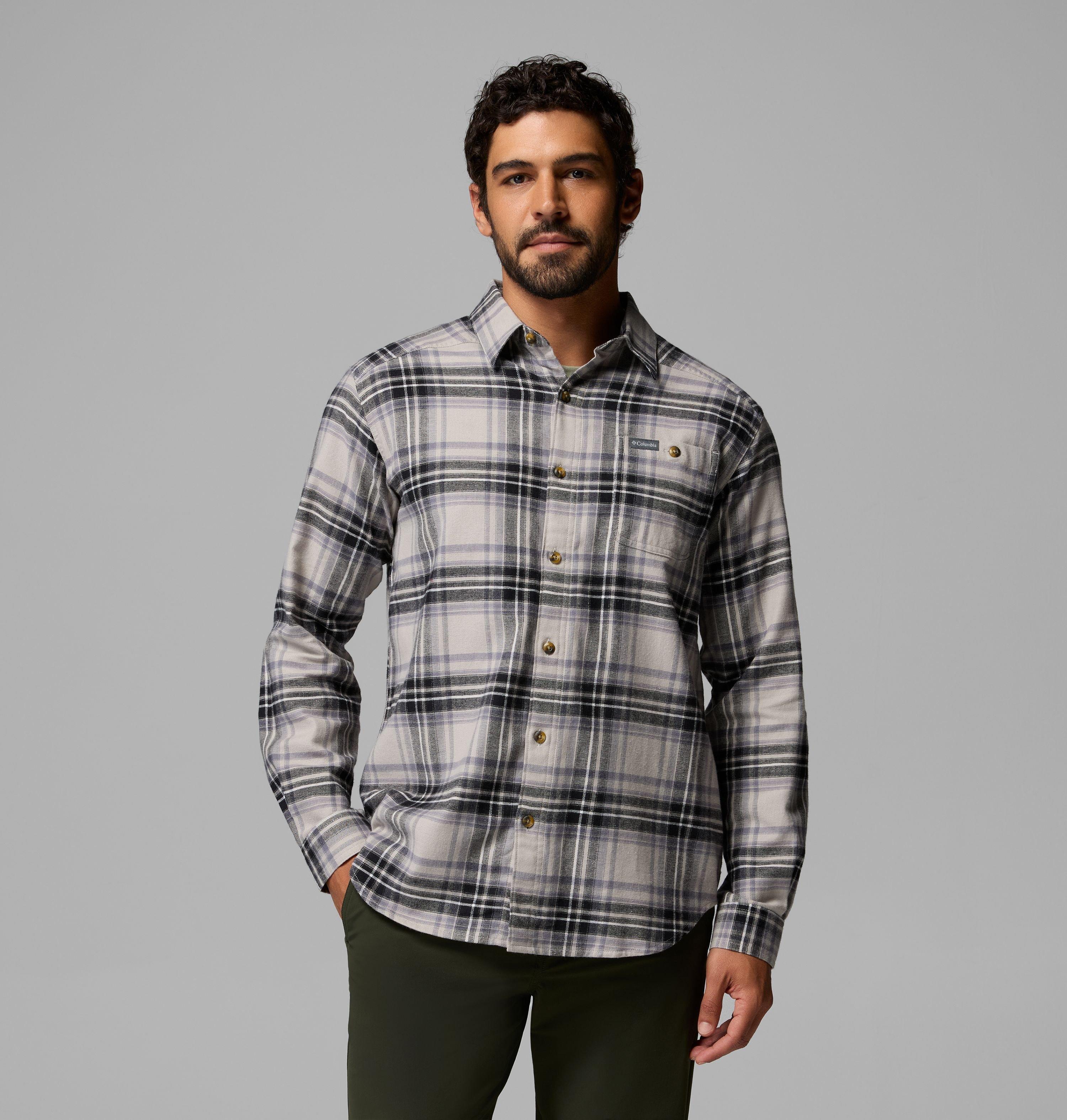 Men's Cornell Woods Flannel Long Sleeve Shirt - Tall | 027 | 4XT 1