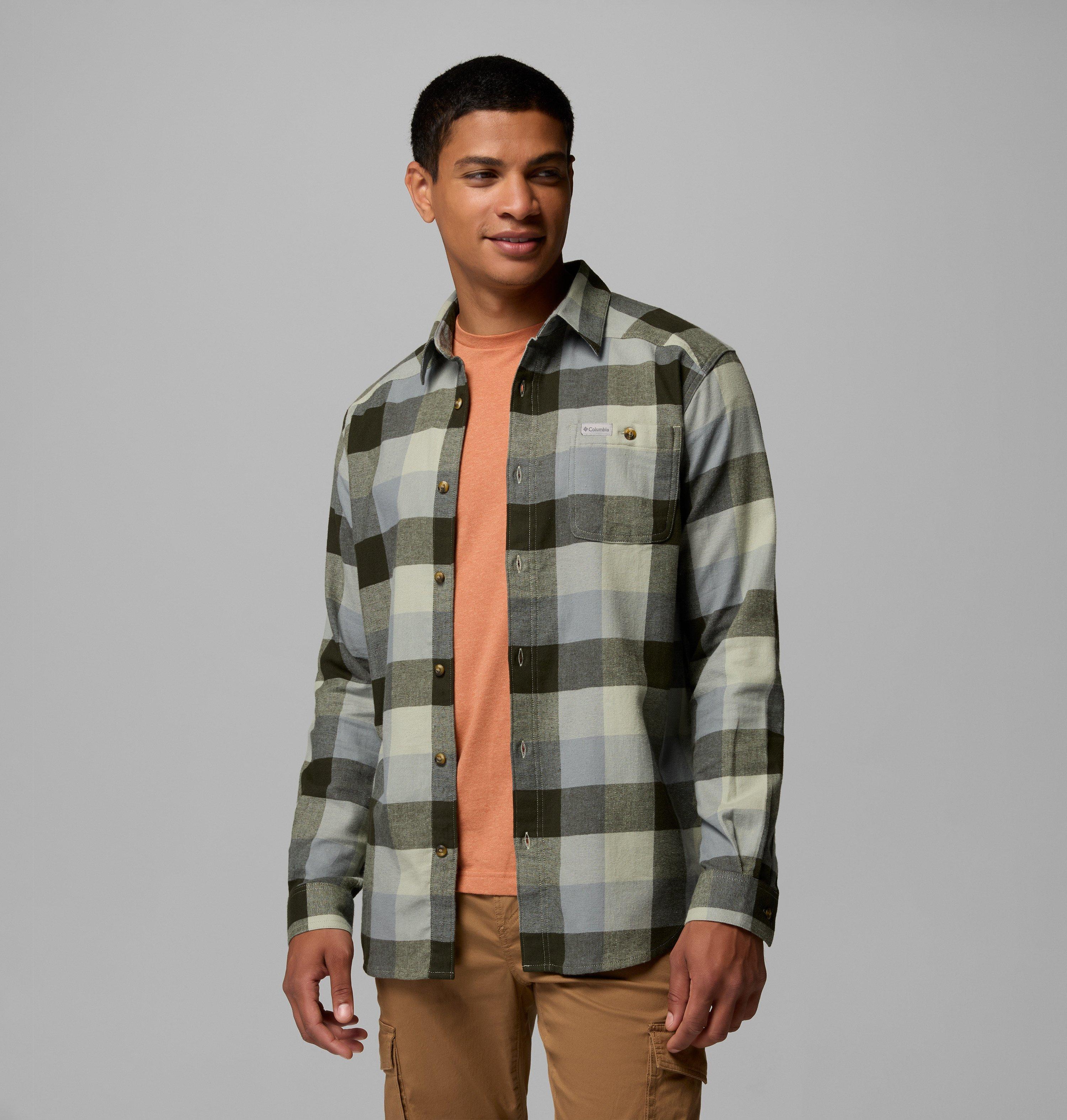 Men's Cornell Woods Flannel Long Sleeve Shirt - Tall | 343 | 4XT 5
