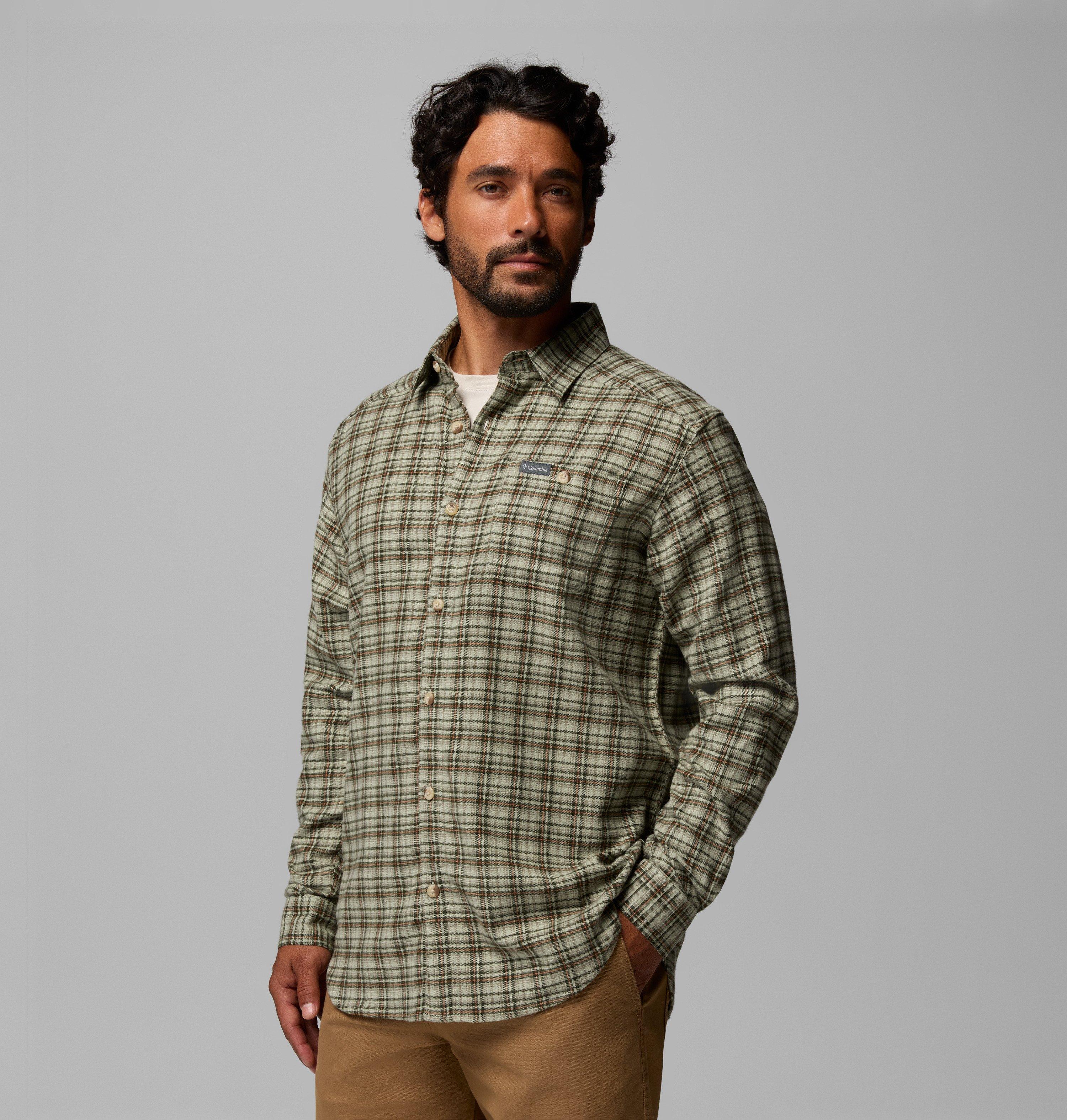 Men's Cornell Woods Flannel Long Sleeve Shirt - Tall | 348 | 4XT 4