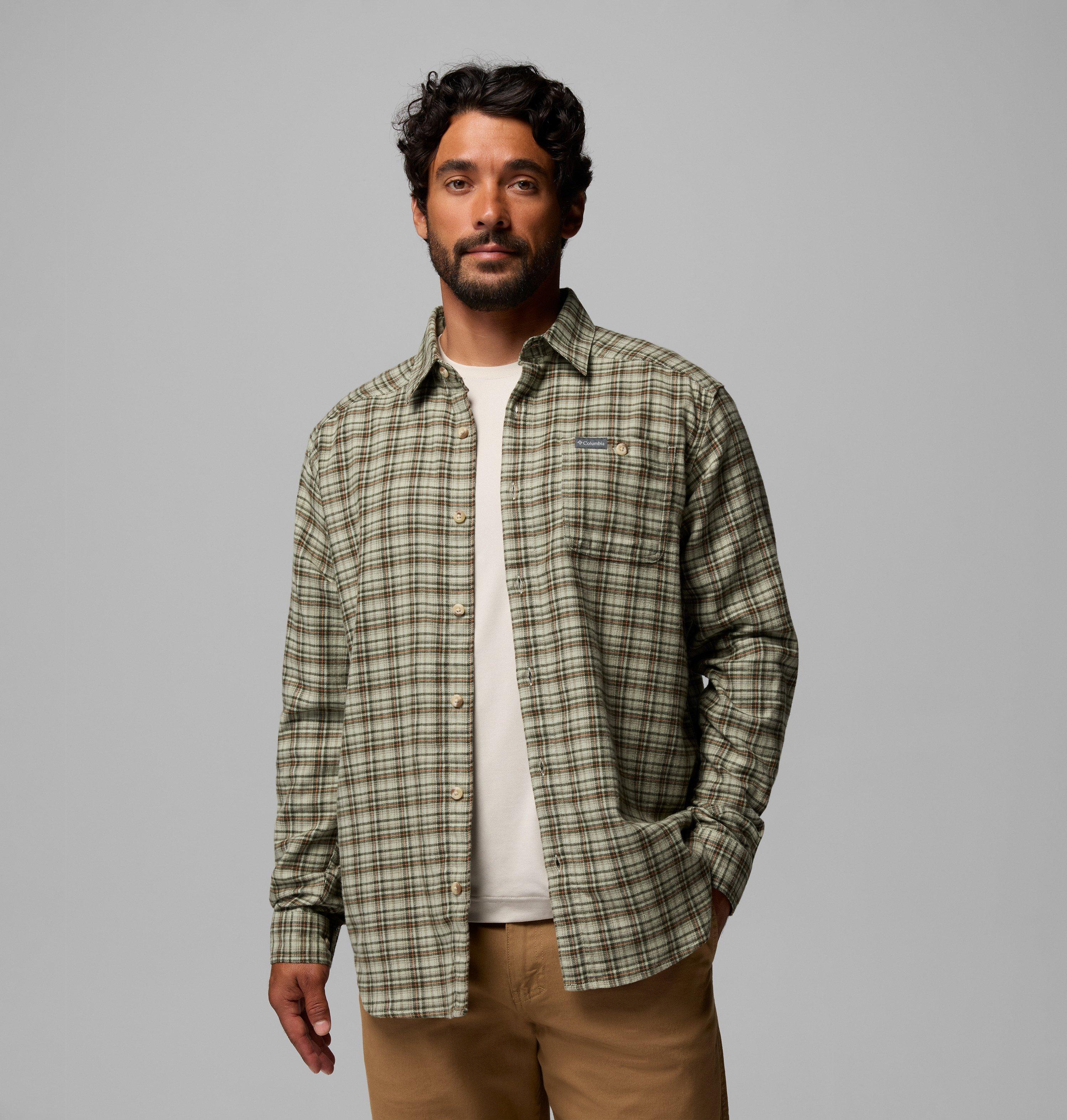 Men's Cornell Woods Flannel Long Sleeve Shirt - Tall | 348 | 4XT 5
