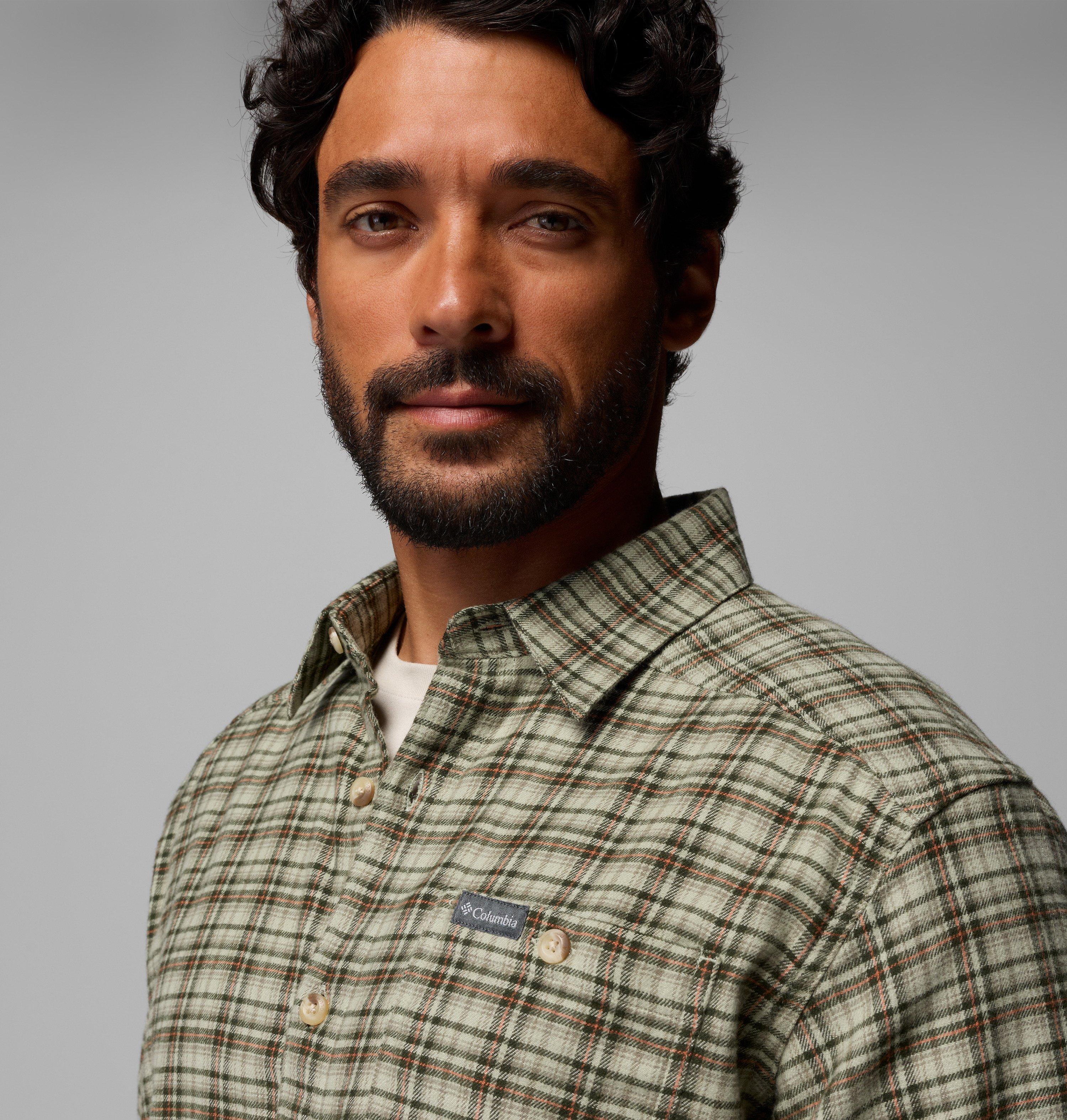 Men's Cornell Woods Flannel Long Sleeve Shirt - Tall | 348 | 4XT 6