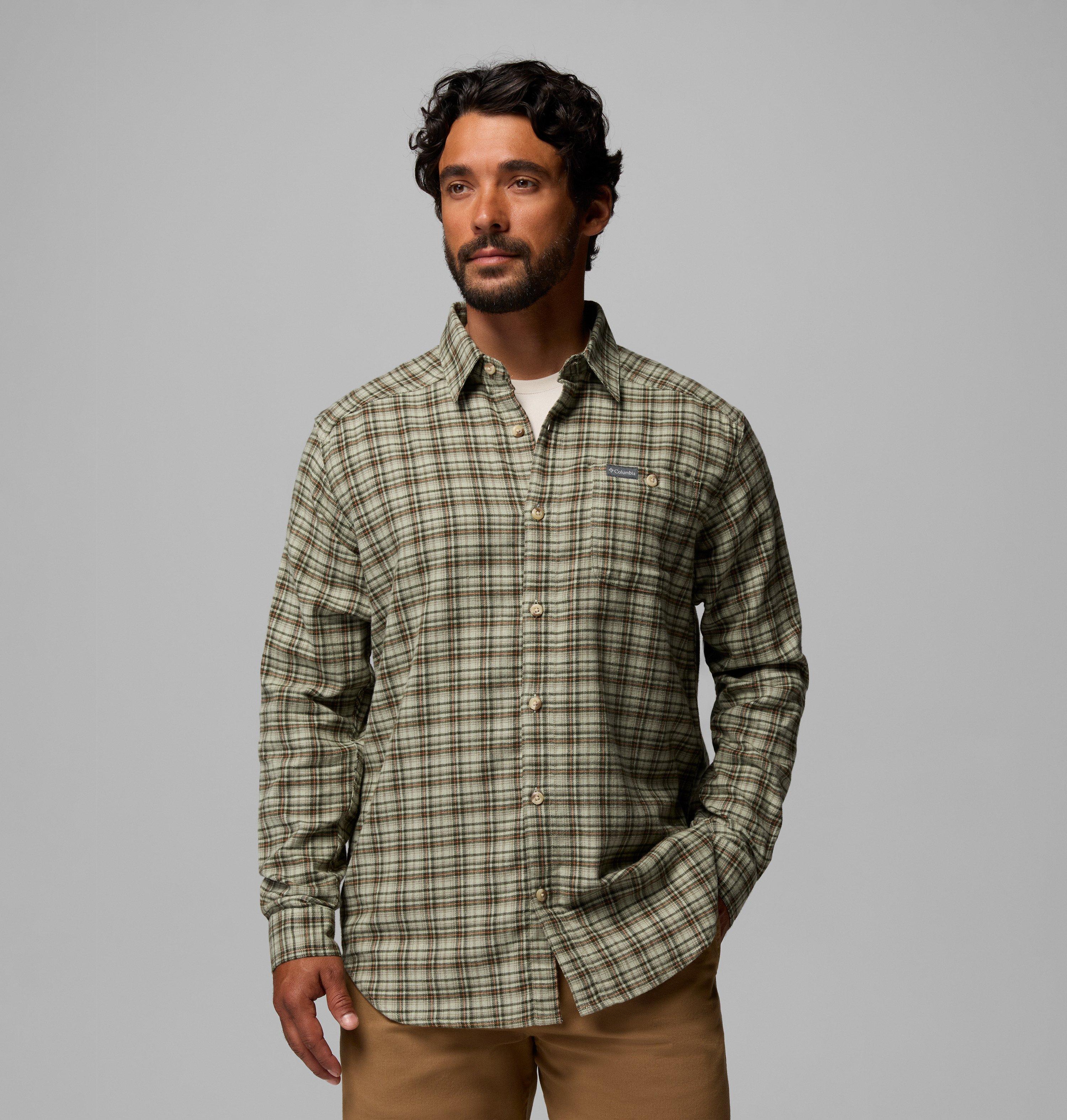 Men's Cornell Woods Flannel Long Sleeve Shirt - Tall | 348 | 4XT 1
