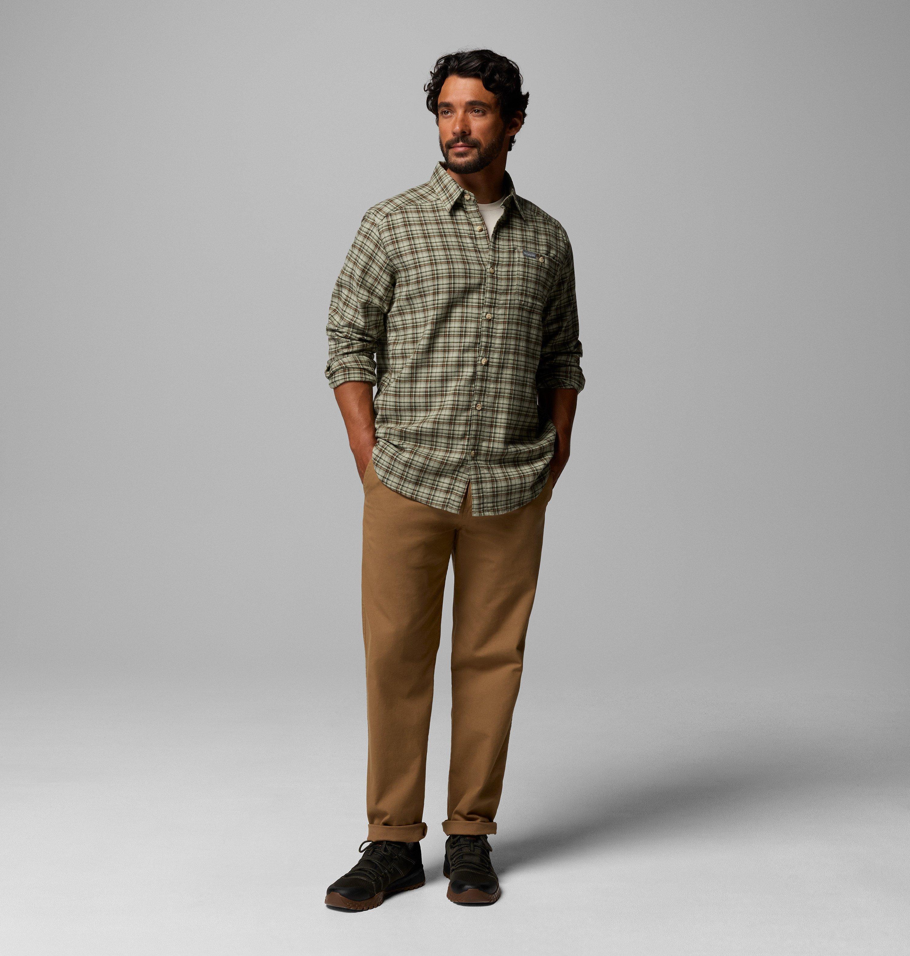 Men's Cornell Woods Flannel Long Sleeve Shirt - Tall | 348 | 4XT 2