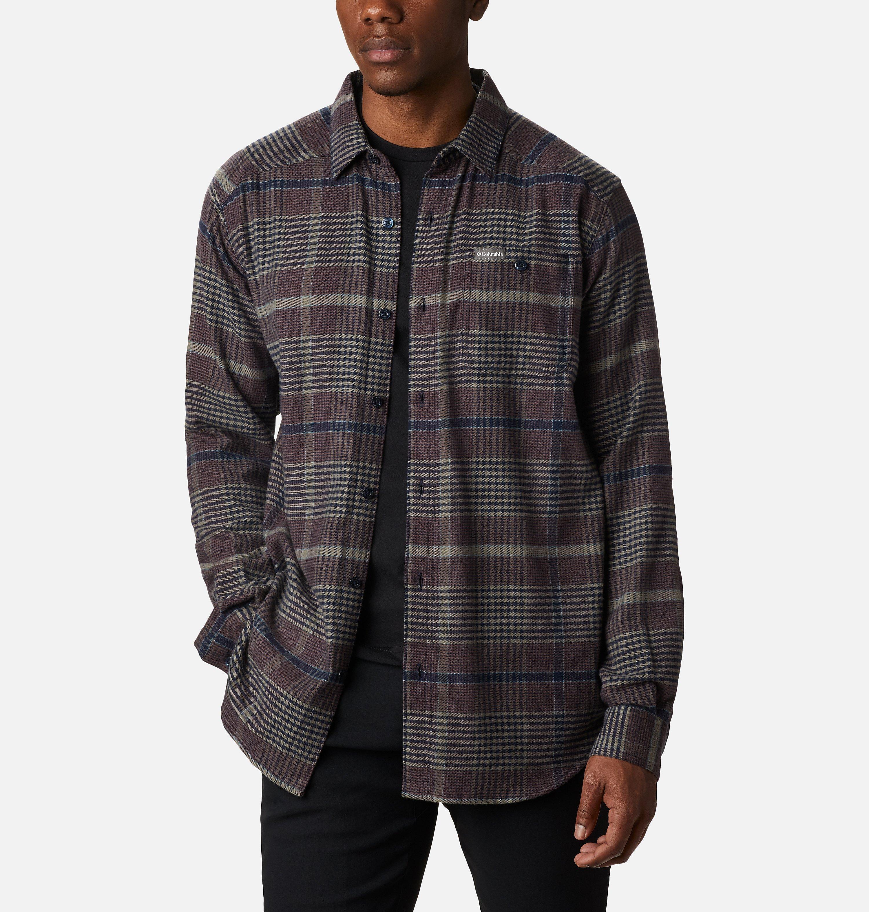 Men's Cornell Woods Flannel Long Sleeve Shirt - Tall 1