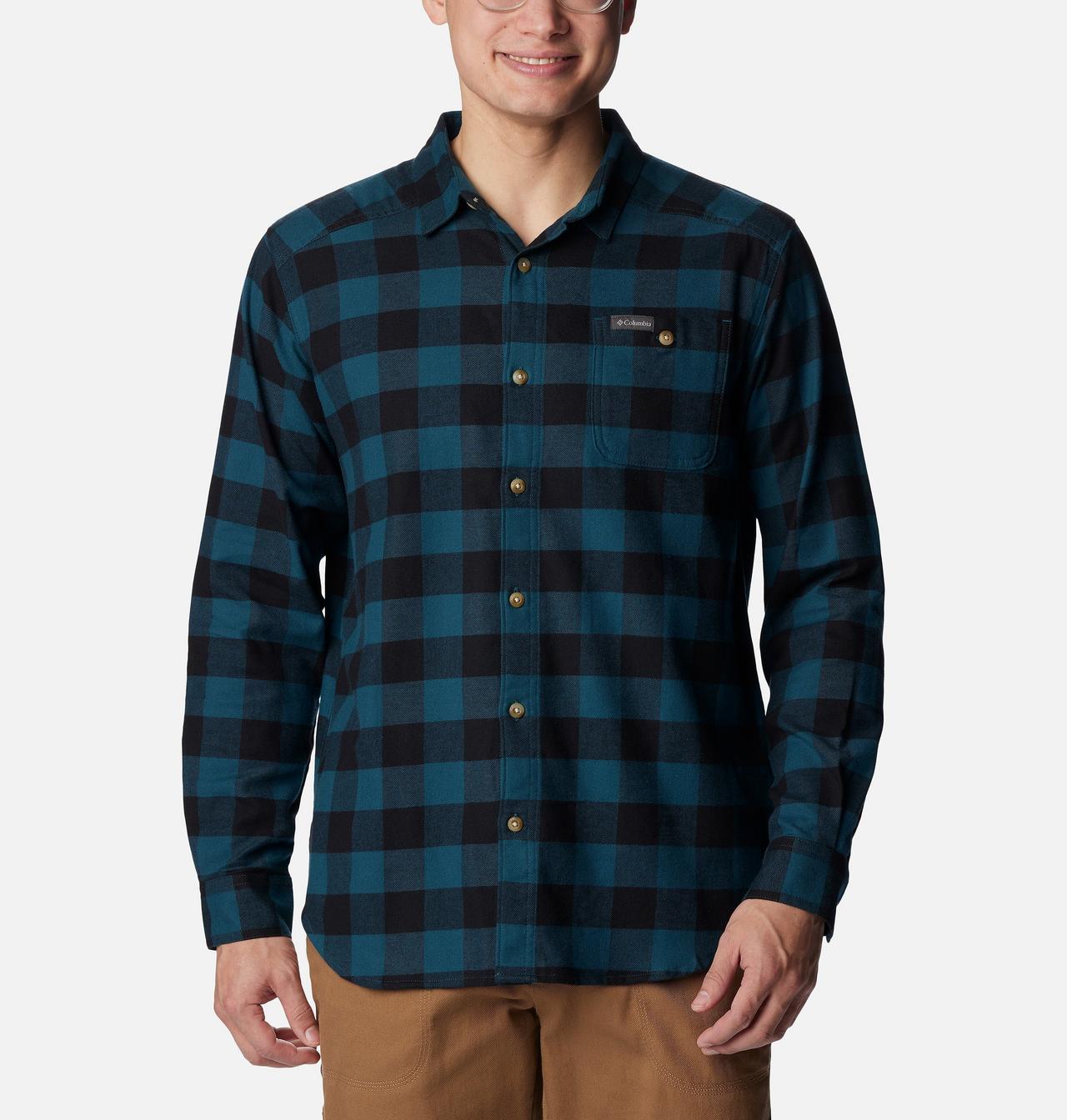 Men's Cornell Woods™ Flannel Long Sleeve Shirt - Tall 1
