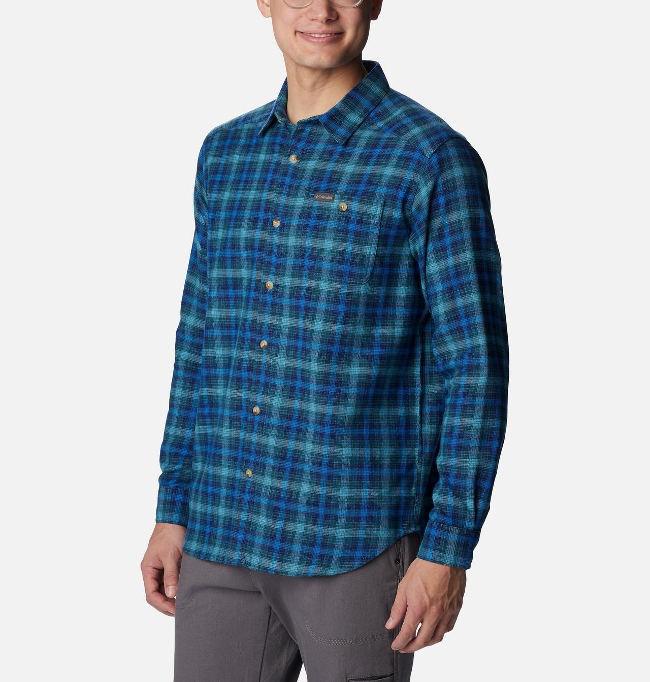 Men's Cornell Woods™ Flannel Long Sleeve Shirt - Tall 5