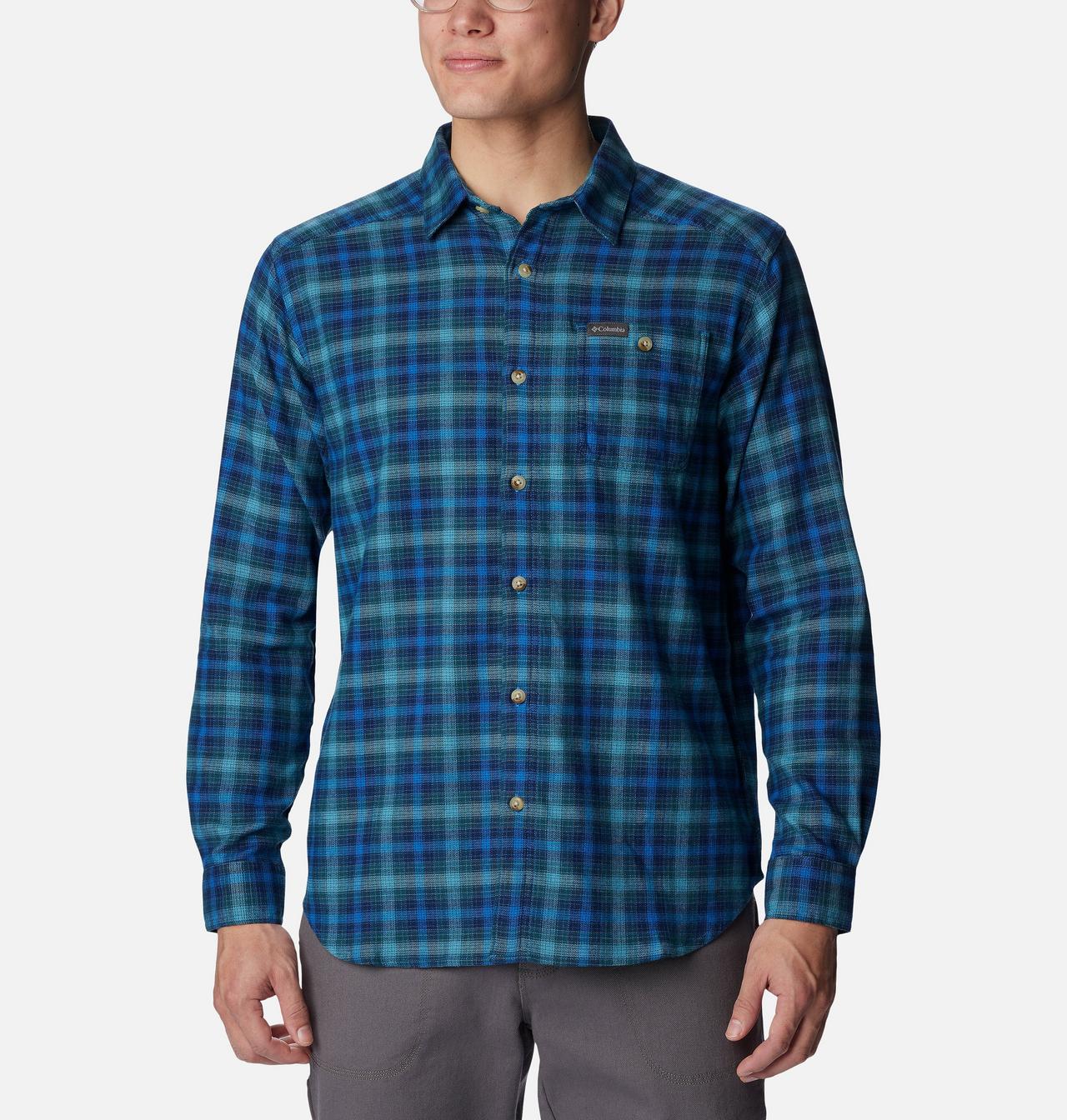 Men's Cornell Woods™ Flannel Long Sleeve Shirt - Tall 1