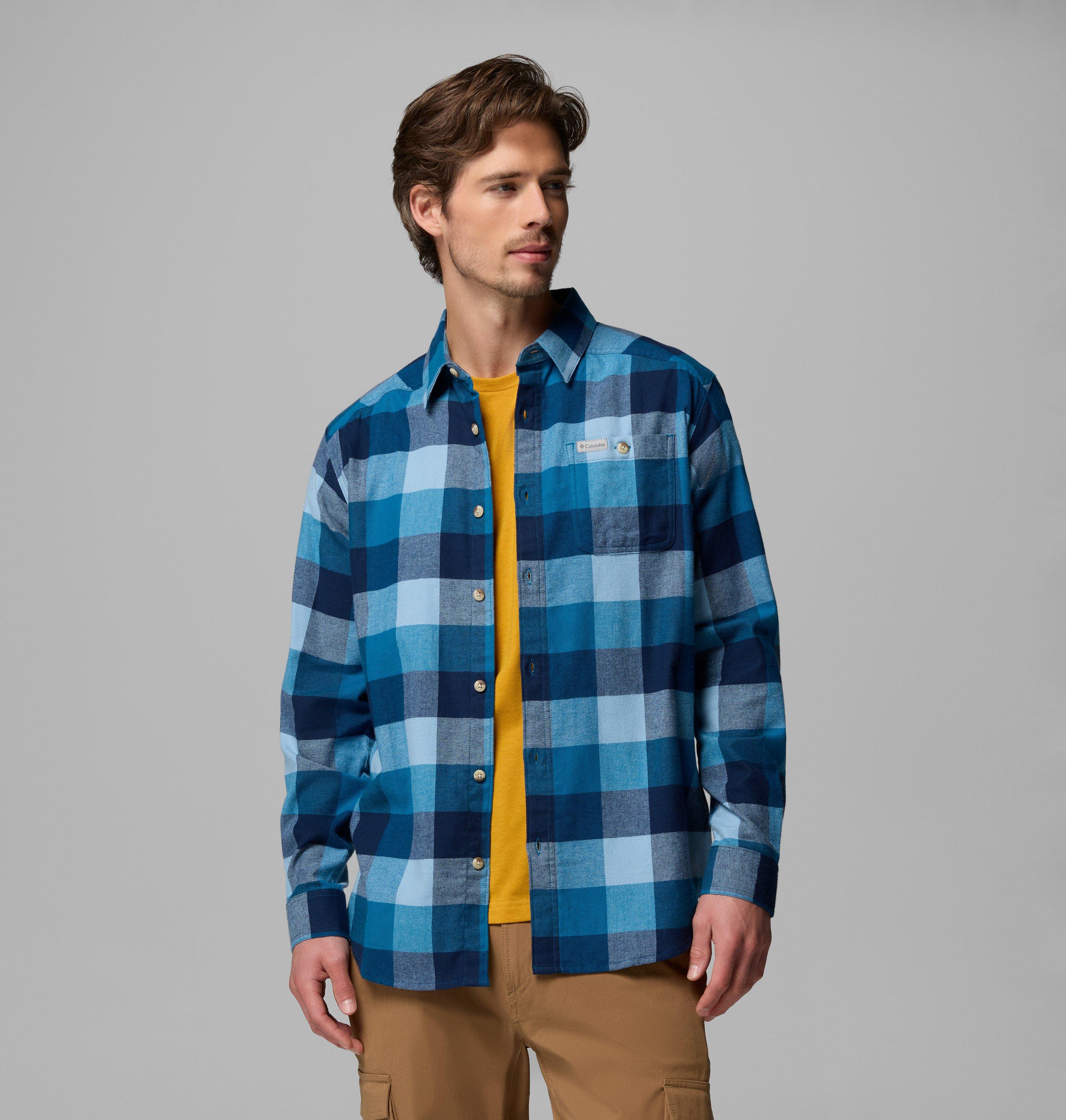 Men's Cornell Woods Flannel Long Sleeve Shirt - Tall | 442 | 3XT 5