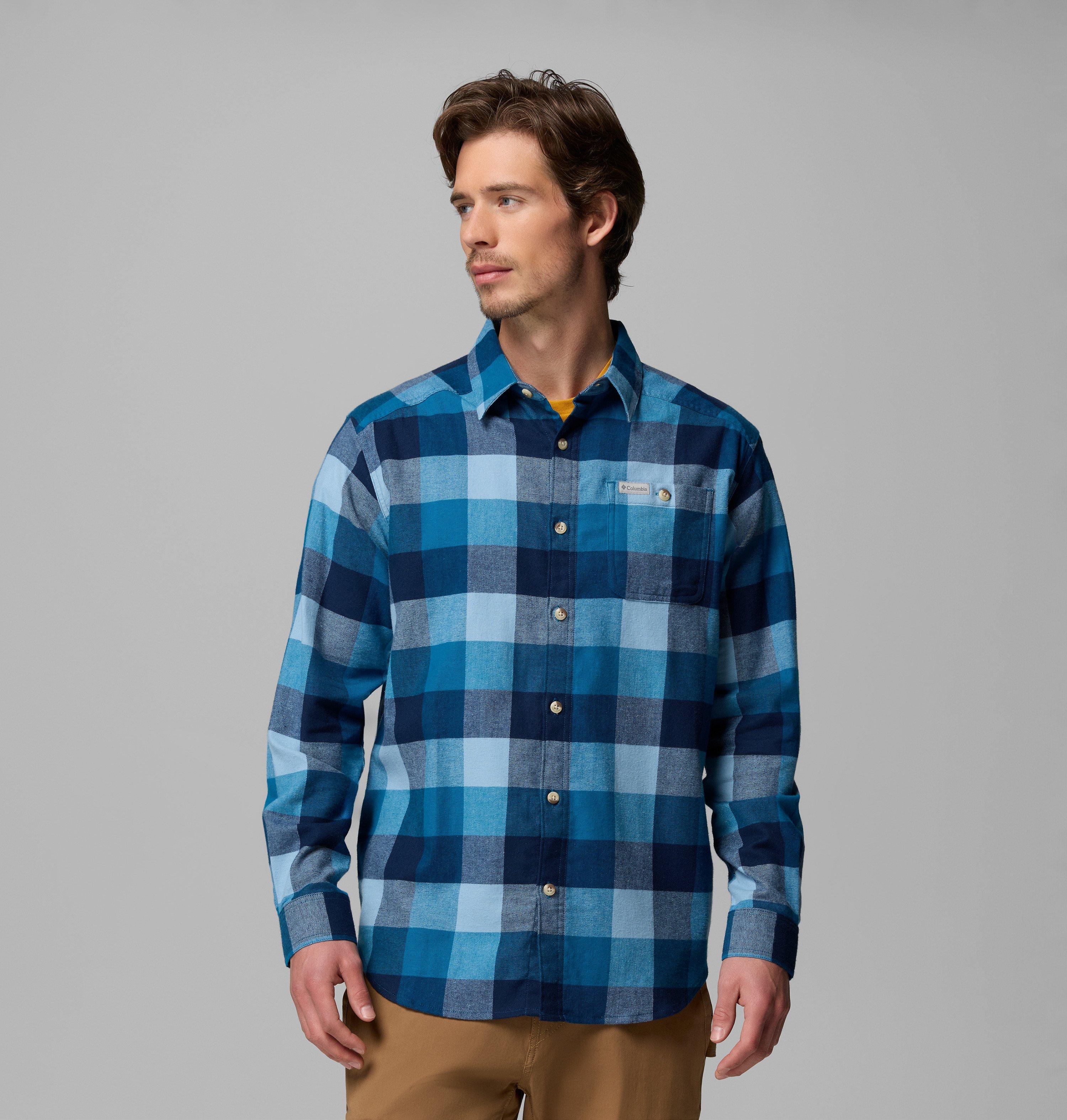Men's Cornell Woods Flannel Long Sleeve Shirt - Tall | 442 | 3XT 1
