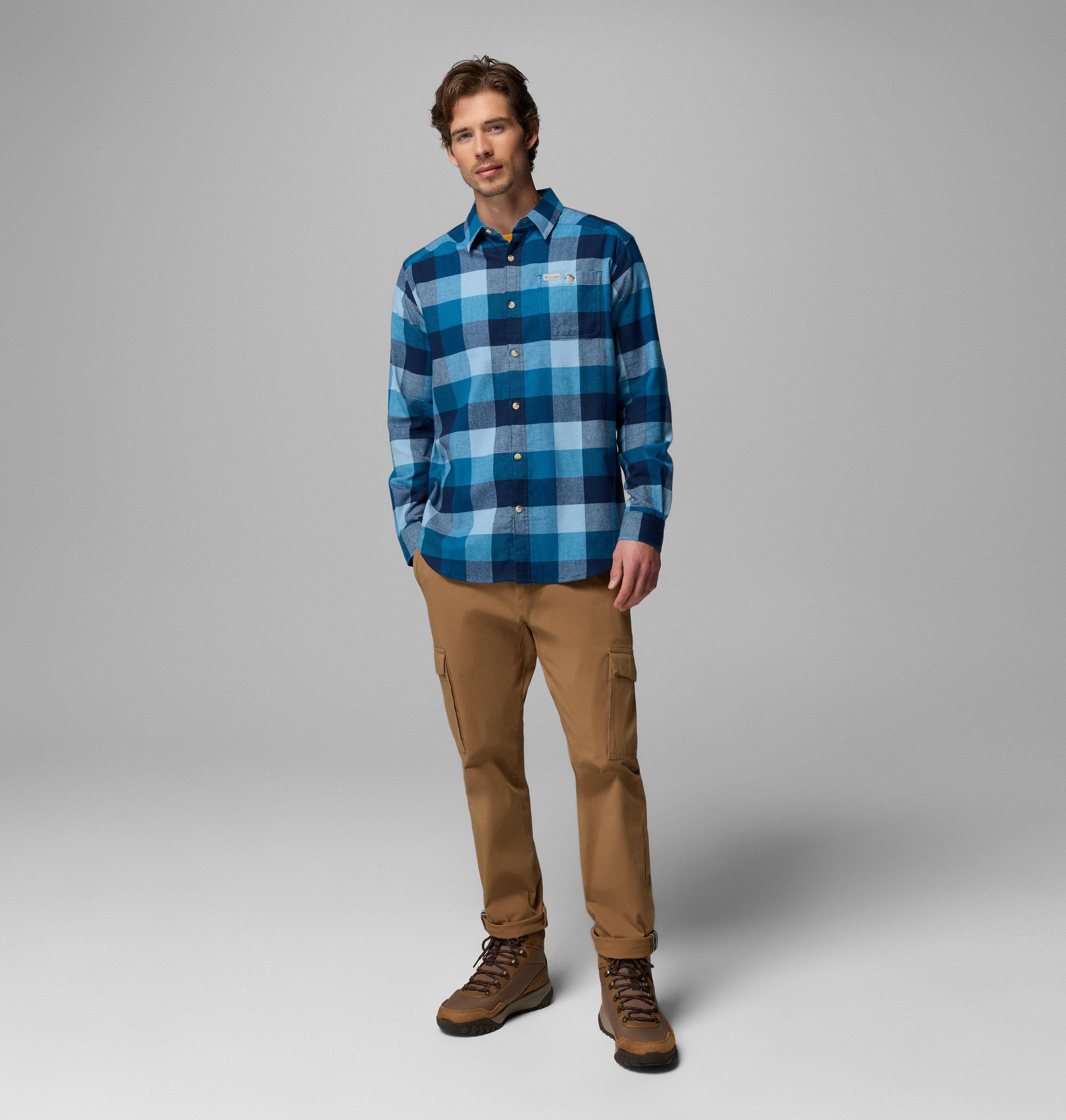 Men's Cornell Woods Flannel Long Sleeve Shirt - Tall | 442 | 3XT 2