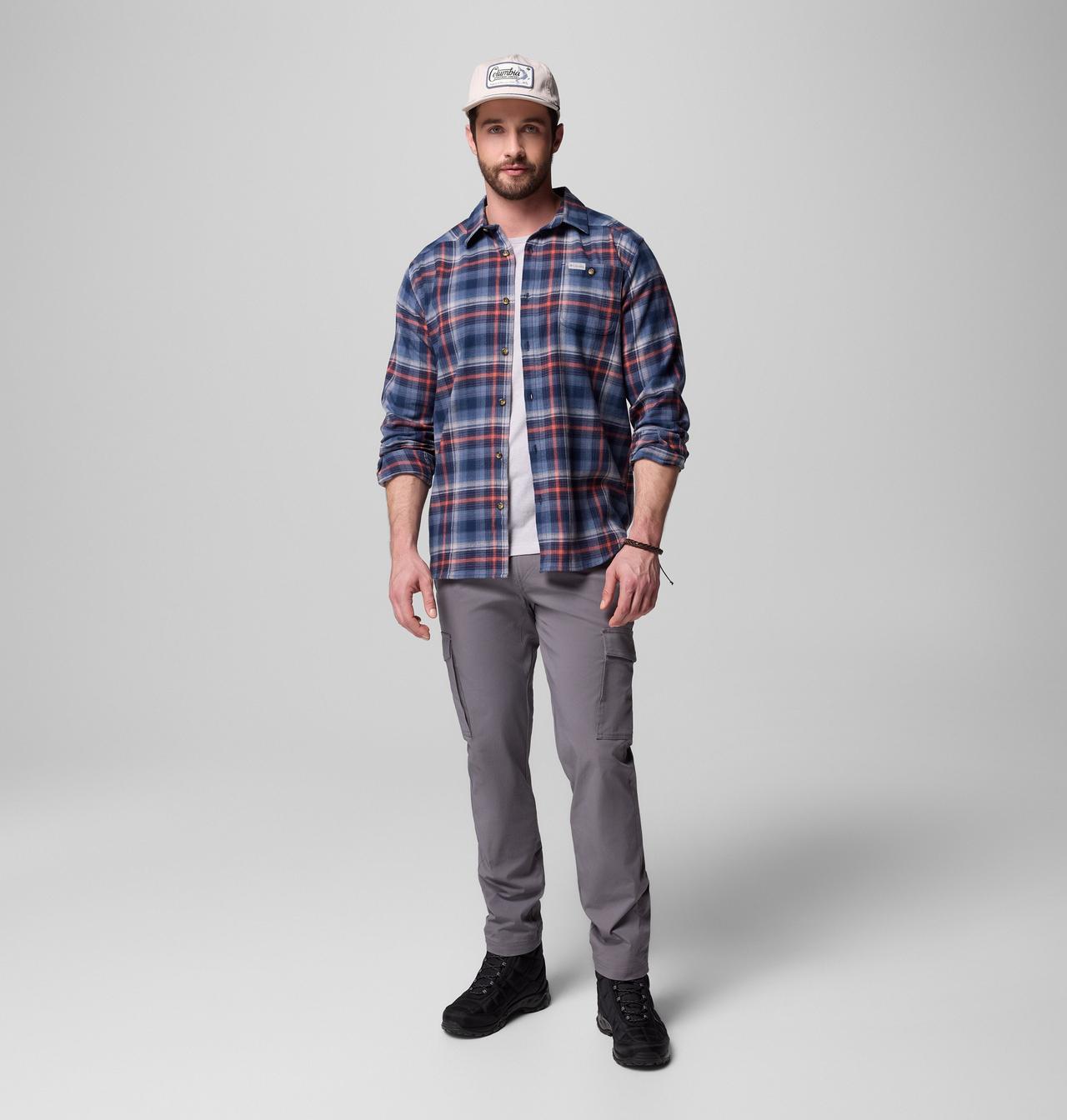 Men's Cornell Woods™ Flannel Long Sleeve Shirt - Tall | 470 | LT