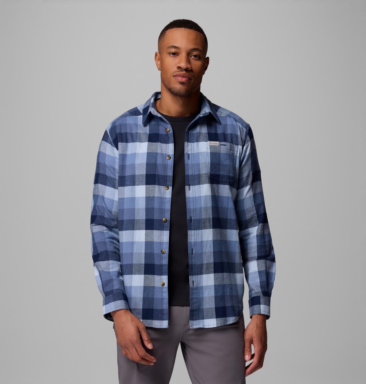 Men's Cornell Woods™ Flannel Long Sleeve Shirt - Tall 5