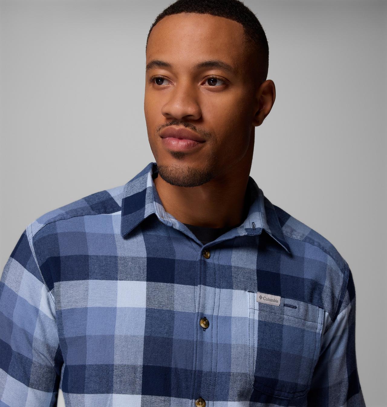 Men's Cornell Woods™ Flannel Long Sleeve Shirt - Tall 6