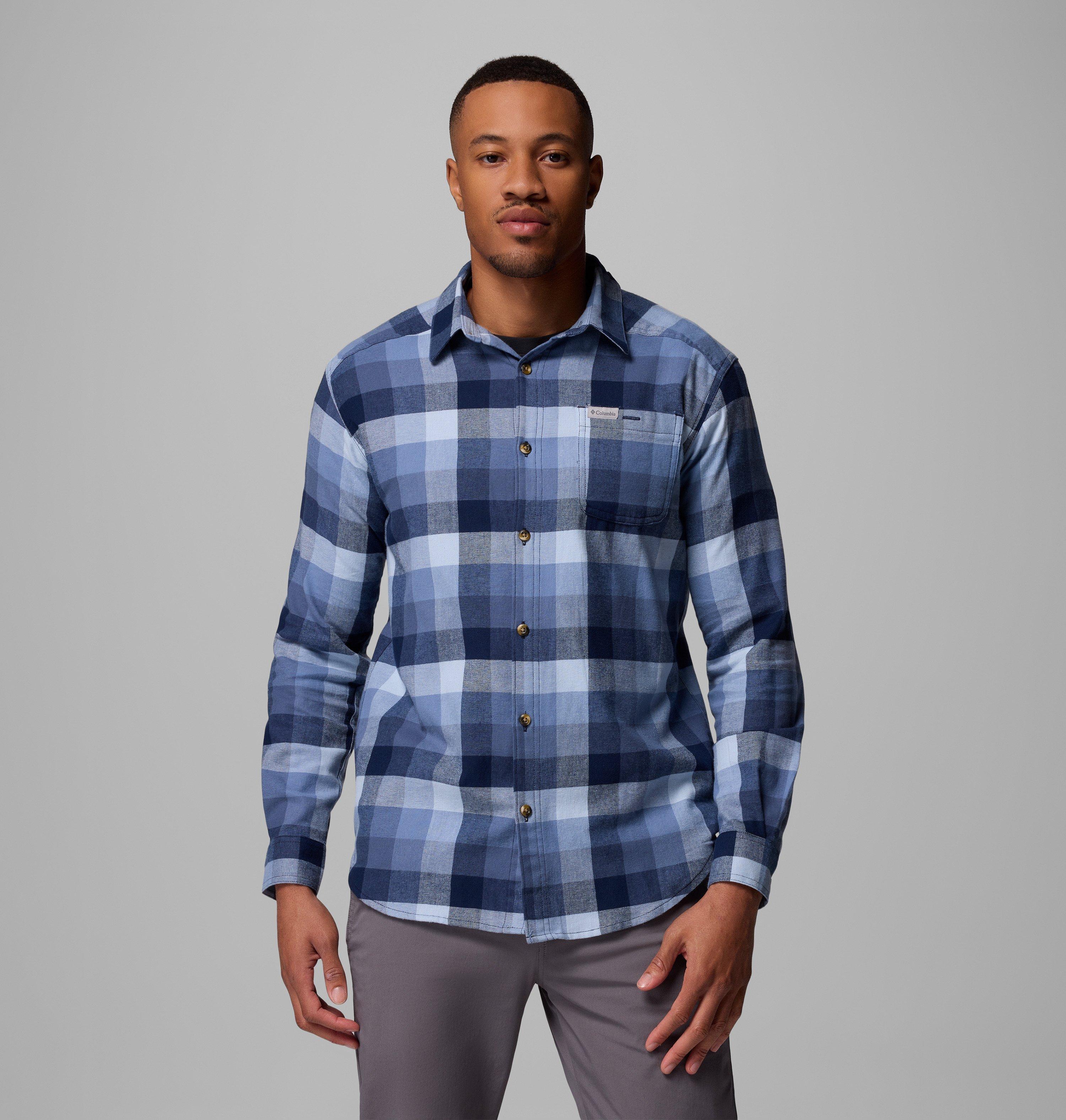 Men's Cornell Woods Flannel Long Sleeve Shirt - Tall | 471 | 5XT 1