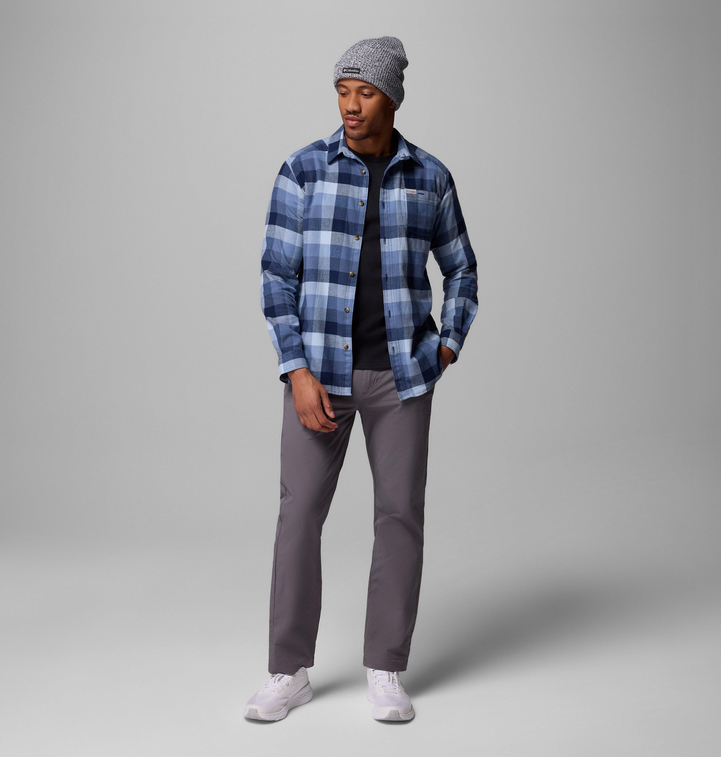 Men's Cornell Woods Flannel Long Sleeve Shirt - Tall | 471 | 5XT 2