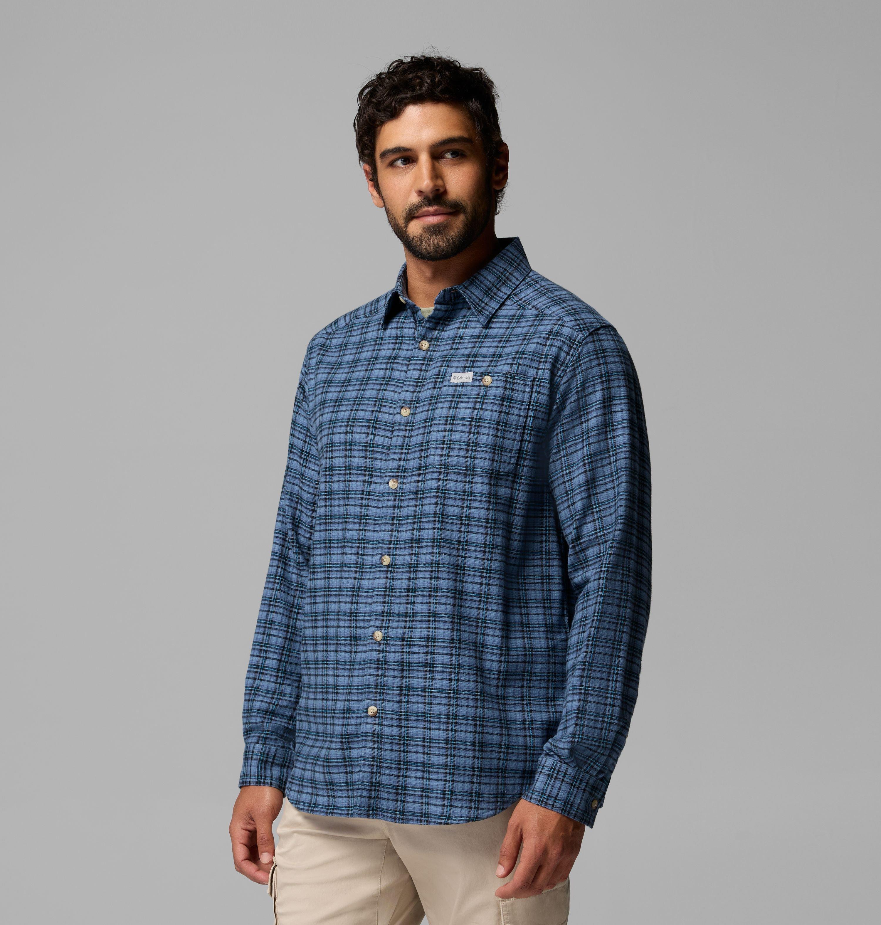 Men's Cornell Woods Flannel Long Sleeve Shirt - Tall | 476 | 2XT 4