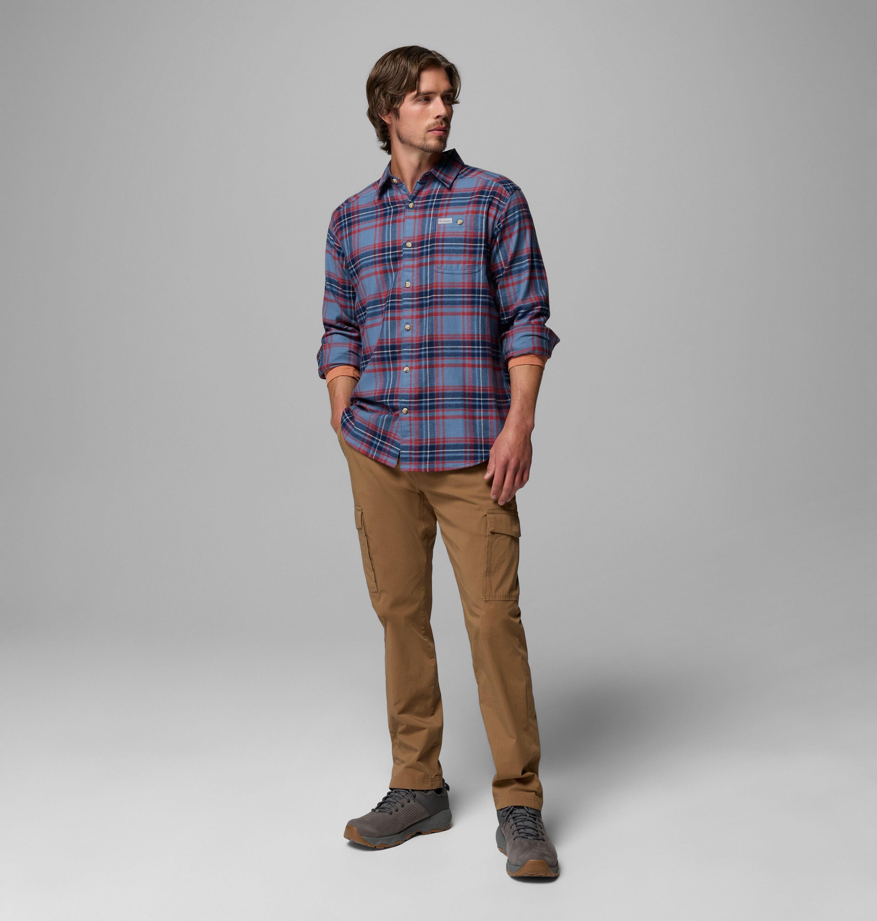Men's Cornell Woods Flannel Long Sleeve Shirt - Tall | 477 | 3XT 2